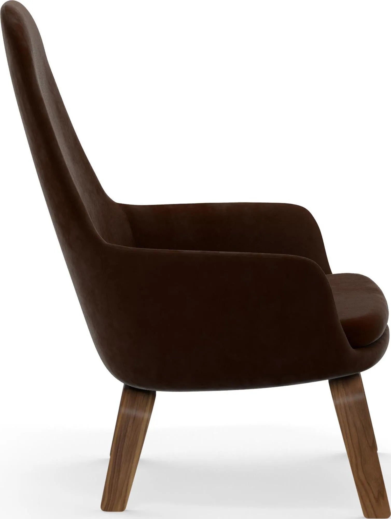 Der Era Lounge Sessel von Normann Copenhagen: Zeitloses, kurviges Design, hoher Komfort, individuell gestaltbar mit vielfältigen Stoff- und Lederoptionen.