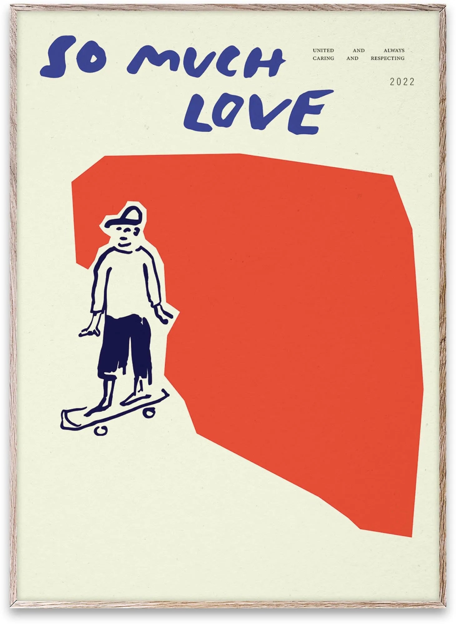 So Much Love / Skateboard - KAQTU Design