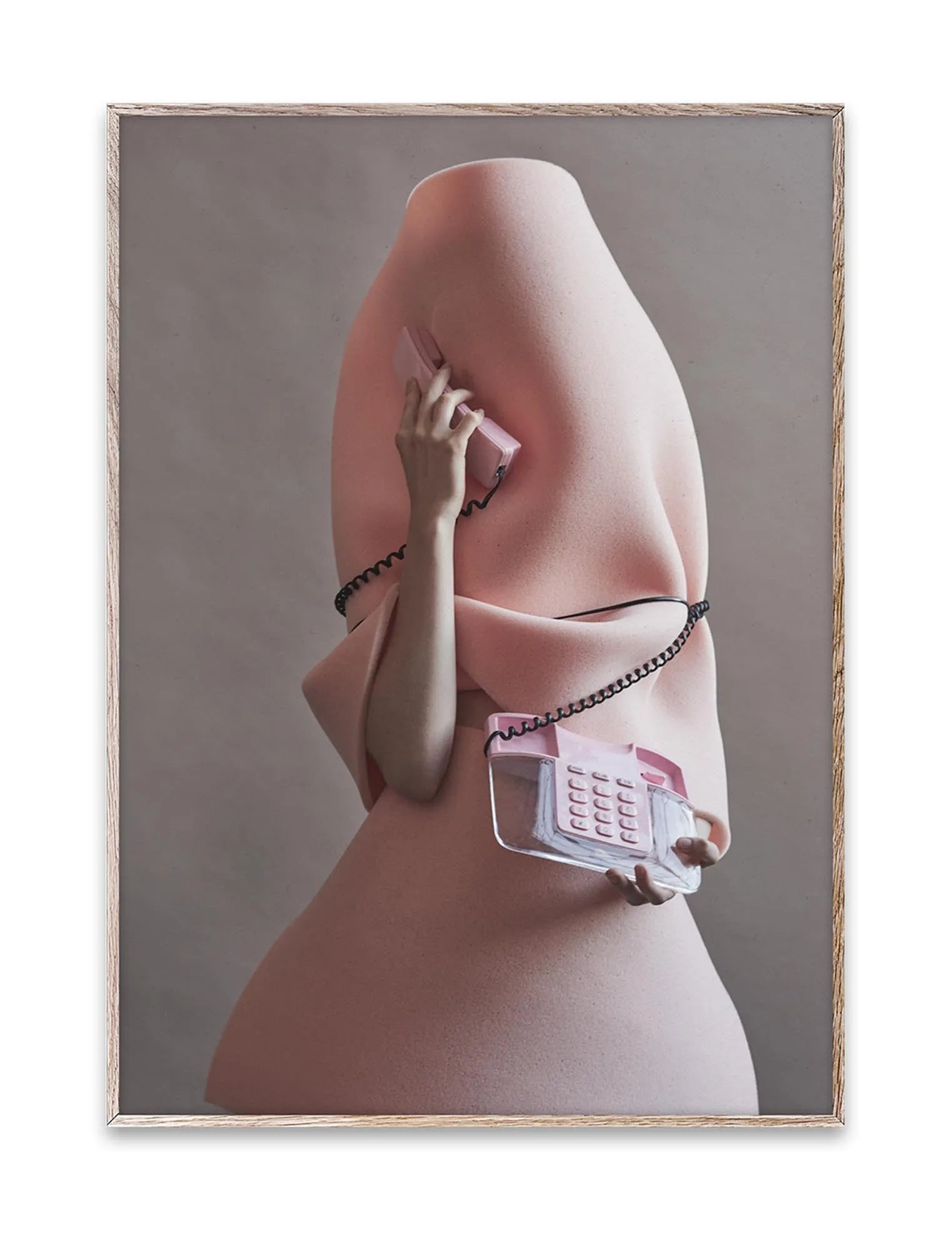 No Caller ID  in Beige / Pink / Grau / Schwarz präsentiert im Onlineshop von KAQTU Design AG. Bild ist von Paper Collective