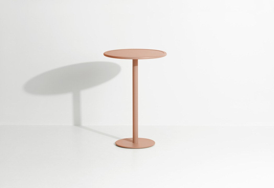 Week-End Bartisch rund in Blush präsentiert im Onlineshop von KAQTU Design AG. Hochtisch Outdoor ist von Petite Friture