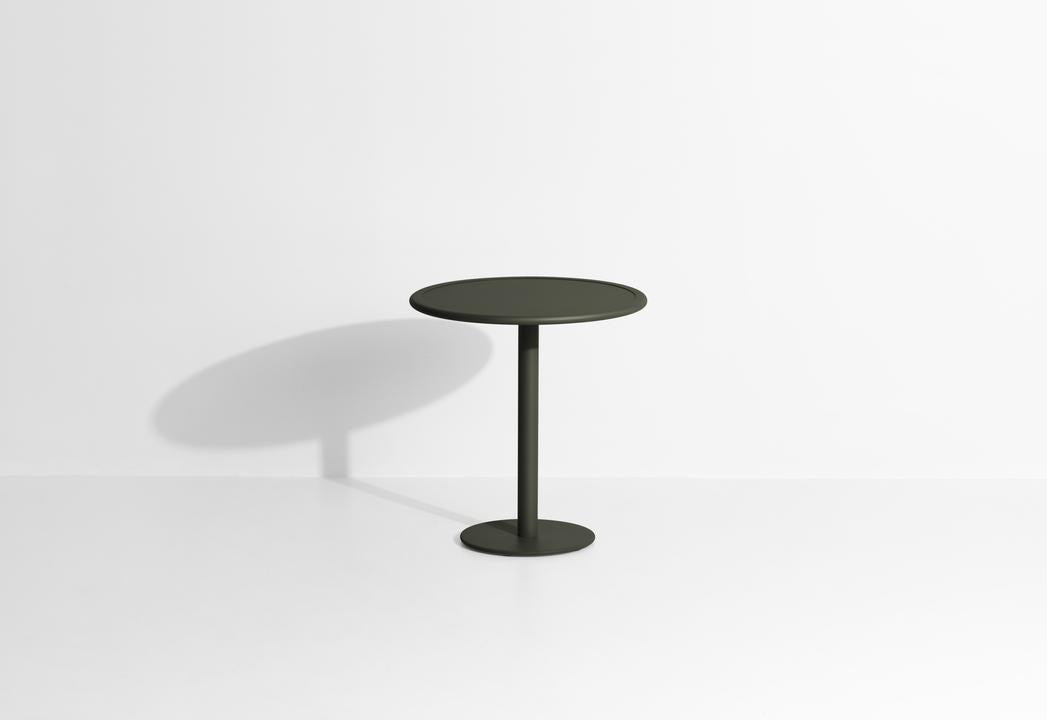 Week-End Dining Table rund in Green Glass präsentiert im Onlineshop von KAQTU Design AG. Gartentisch ist von Petite Friture