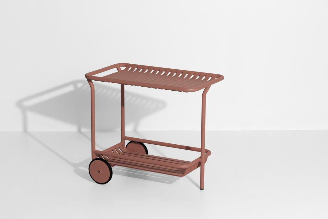 Week-End Trolley in Terracotta präsentiert im Onlineshop von KAQTU Design AG. Beistelltisch Outdoor ist von Petite Friture