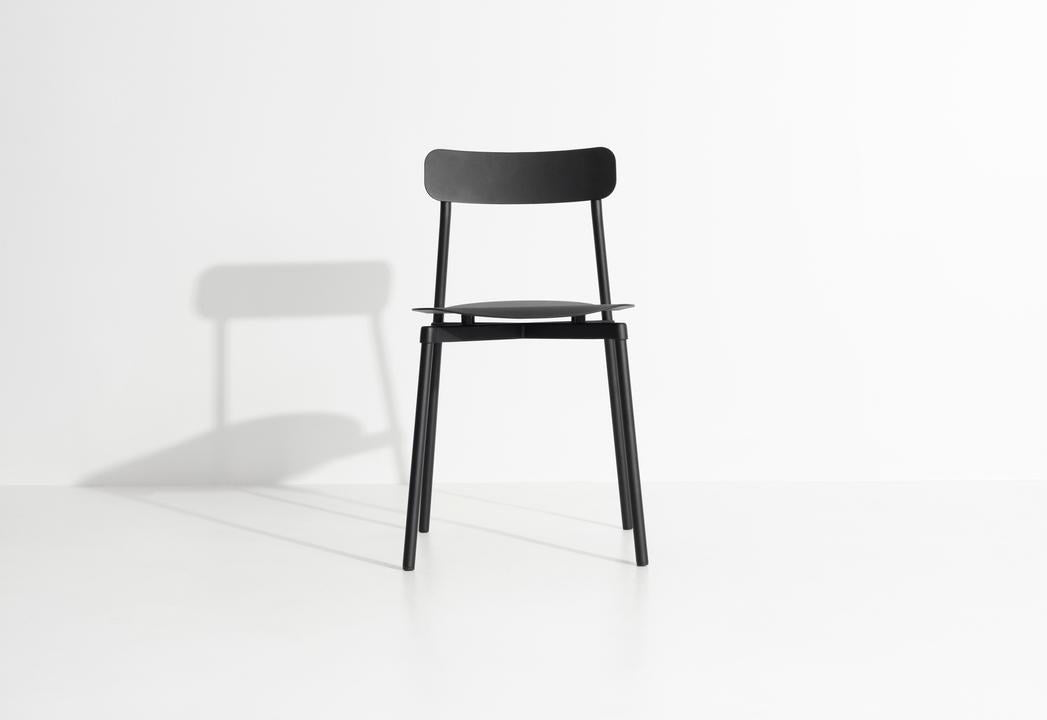 Fromme Stuhl in Black präsentiert im Onlineshop von KAQTU Design AG. Gartenstuhl ist von Petite Friture