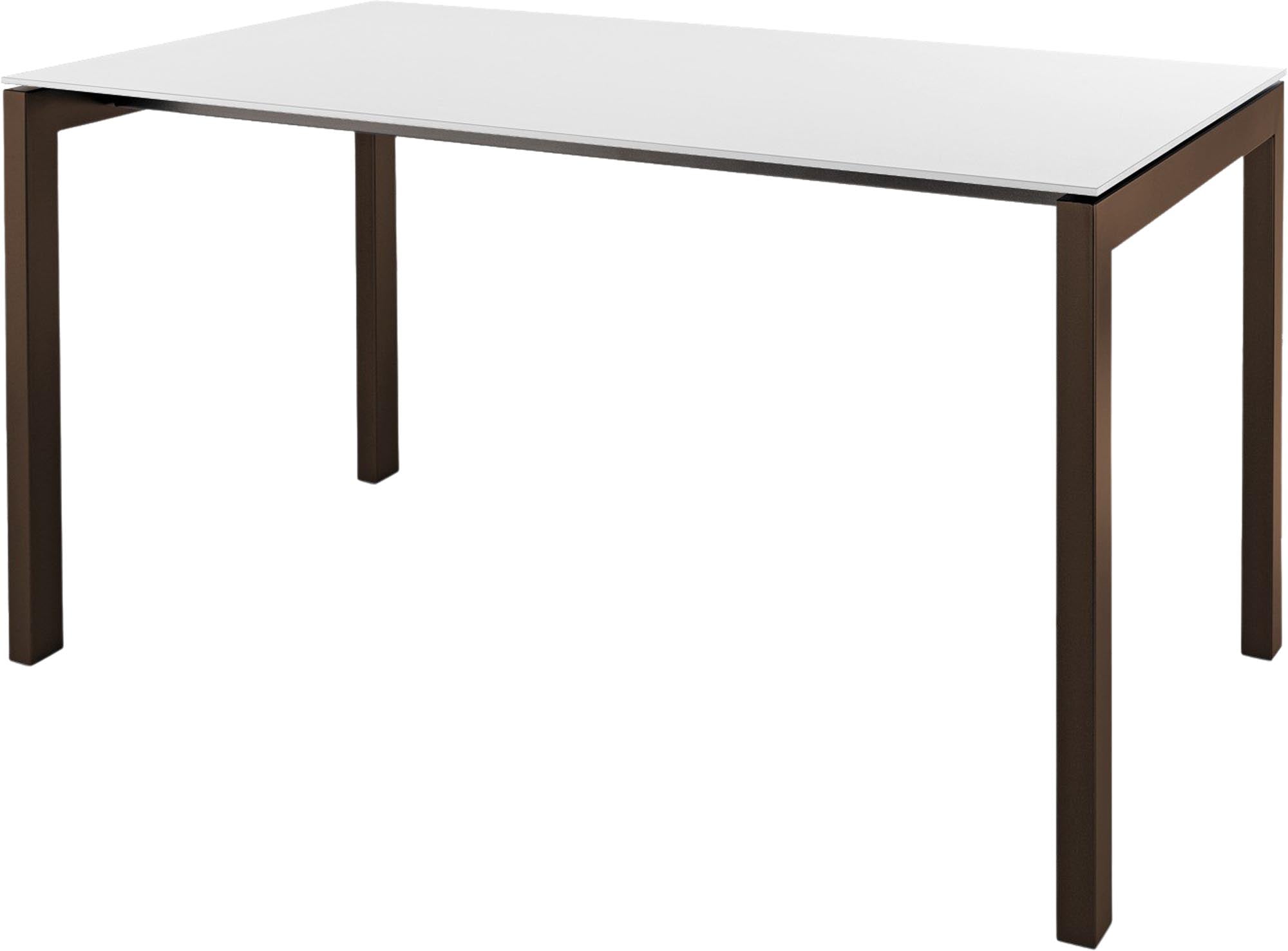 Eleganter Fiberglastisch Luzern 160x90 von Schaffner für Terrasse.