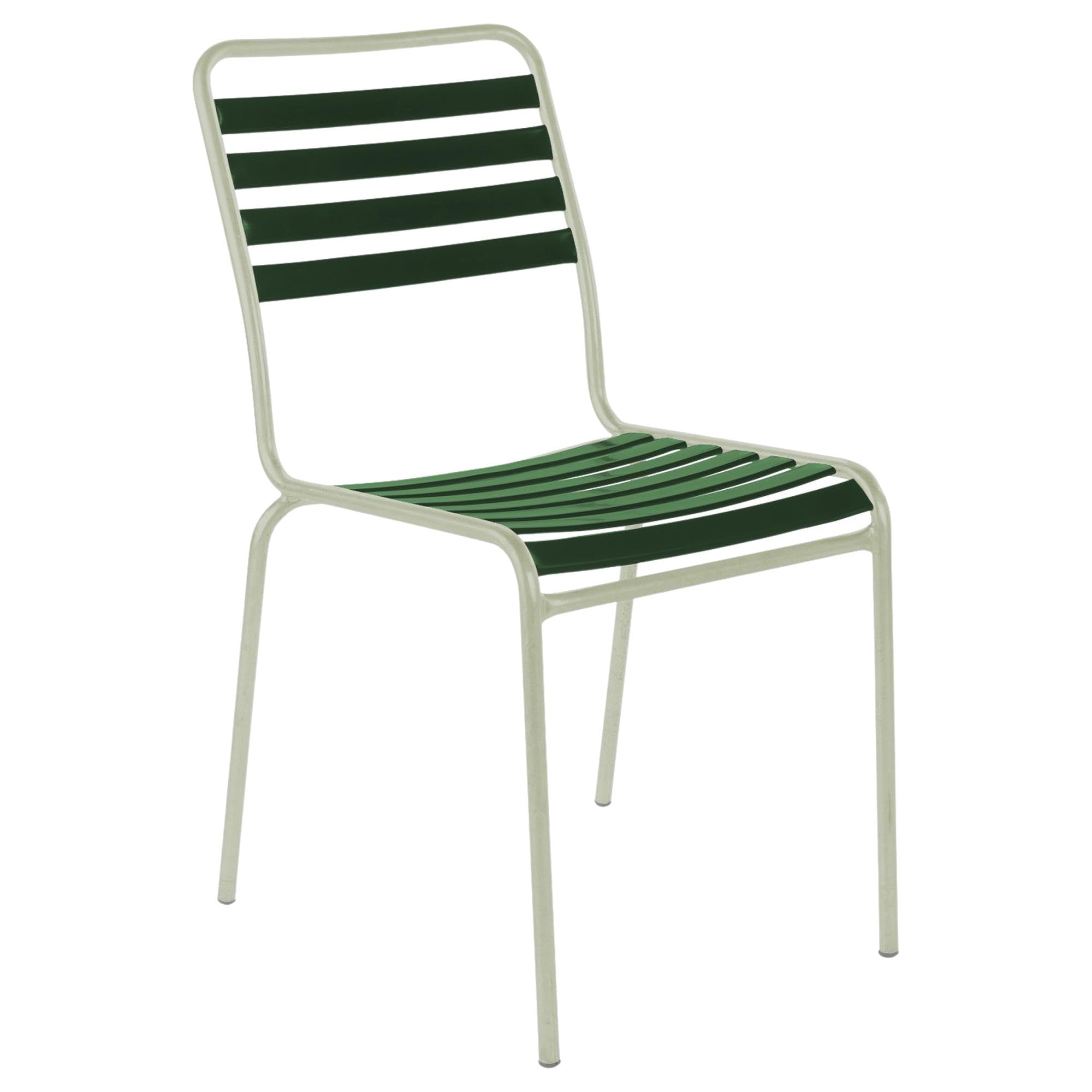 Entdecken Sie den Lättli-Barstuhl Säntis von Schaffner – ein eleganter Kufenstuhl, der Komfort und Stil für Ihre Terrasse bietet.