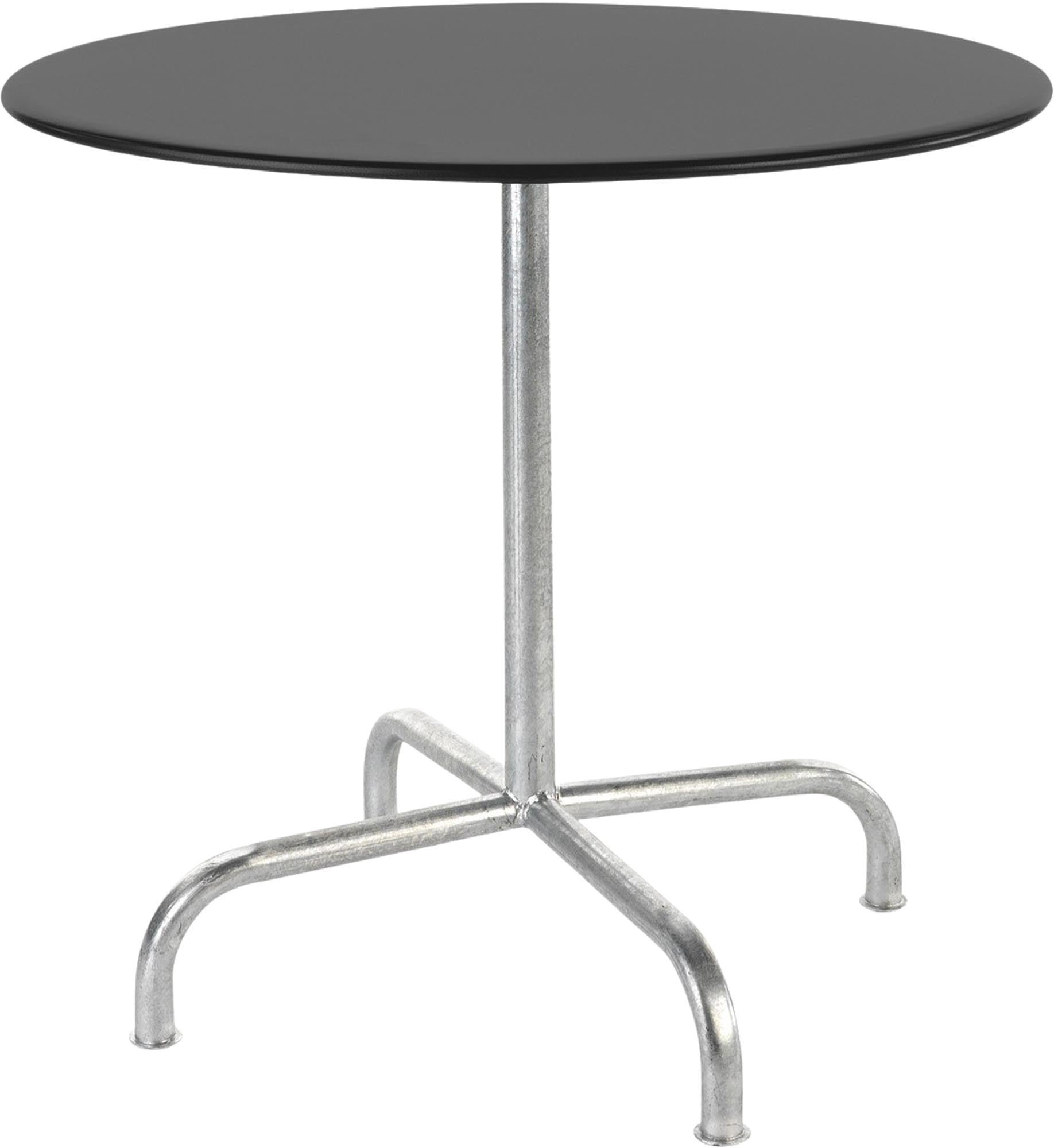 Schaffner Rigi Metall-Gartentisch ø80, klappbar, wetterfest, langlebig, elegantes Schweizer Design, platzsparend, perfekt für Garten, Terrasse oder Balkon.