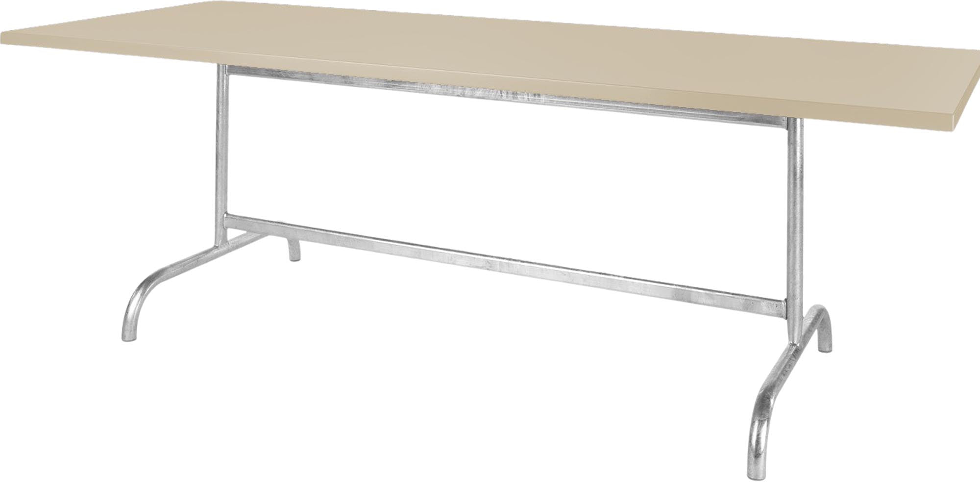 Säntis Metall-Gartentisch 180x80 klappbar in Pastellsand präsentiert im Onlineshop von KAQTU Design AG. Gartentisch ist von Schaffner