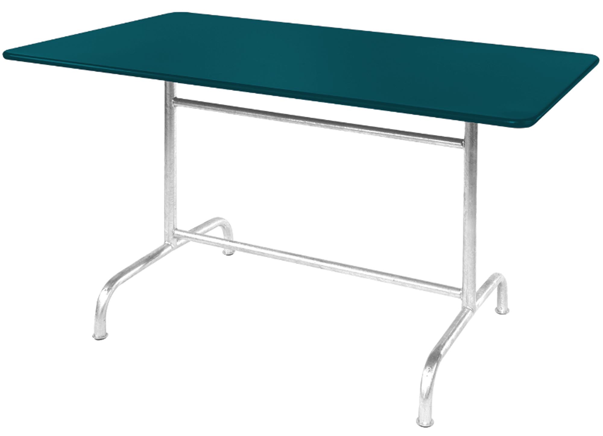 Robuster, wetterfester Rigi Metall-Gartentisch 180x90 cm von Schaffner, klappbar, pflegeleicht und stilvoll – perfekt für Garten, Balkon oder Terrasse.