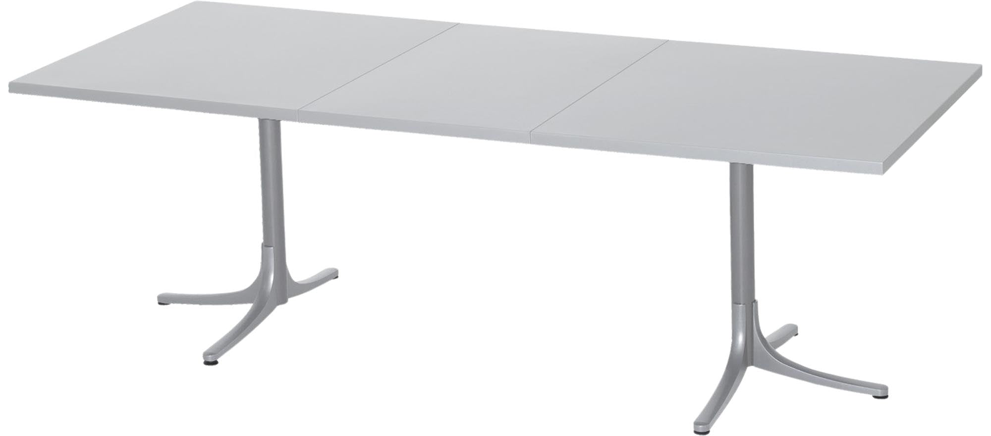Metal table arbon extendable