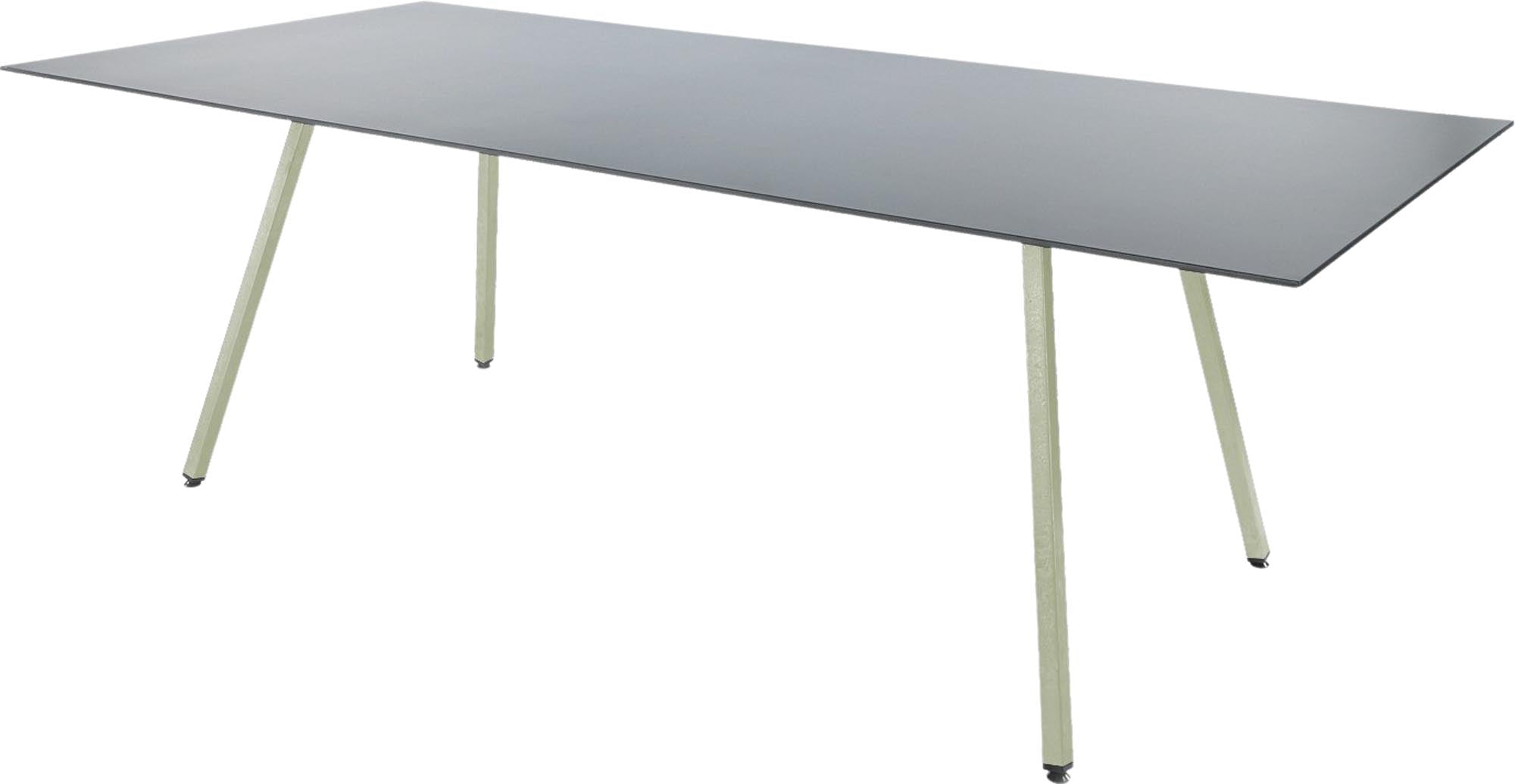 Der Fiberglastisch Chur 160/220 von Schaffner: langlebig, elegant, perfekt für draußen, wetterfest und modern.