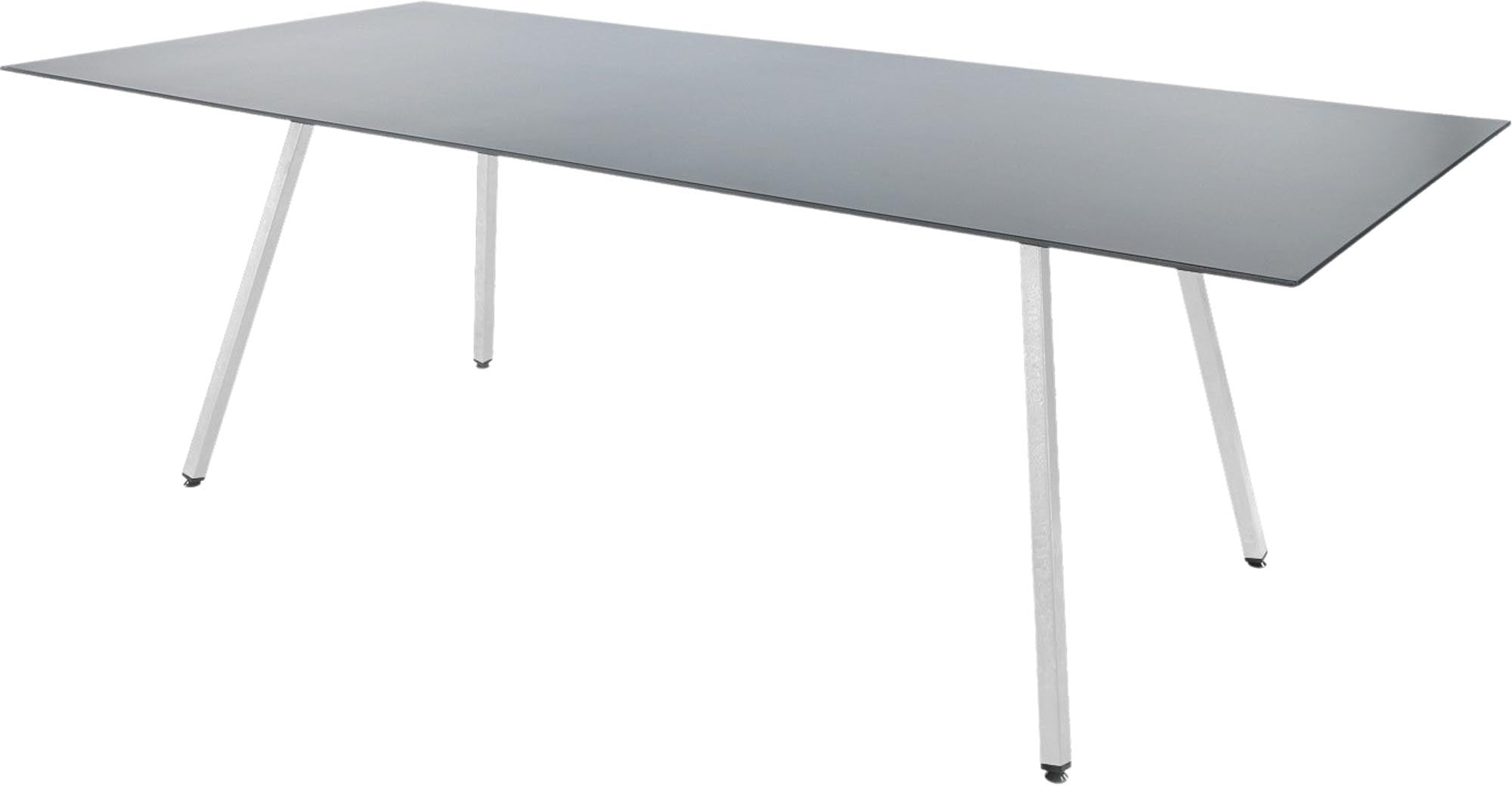 Der Fiberglastisch Chur 160/220 von Schaffner: langlebig, elegant, perfekt für draußen, wetterfest und modern.