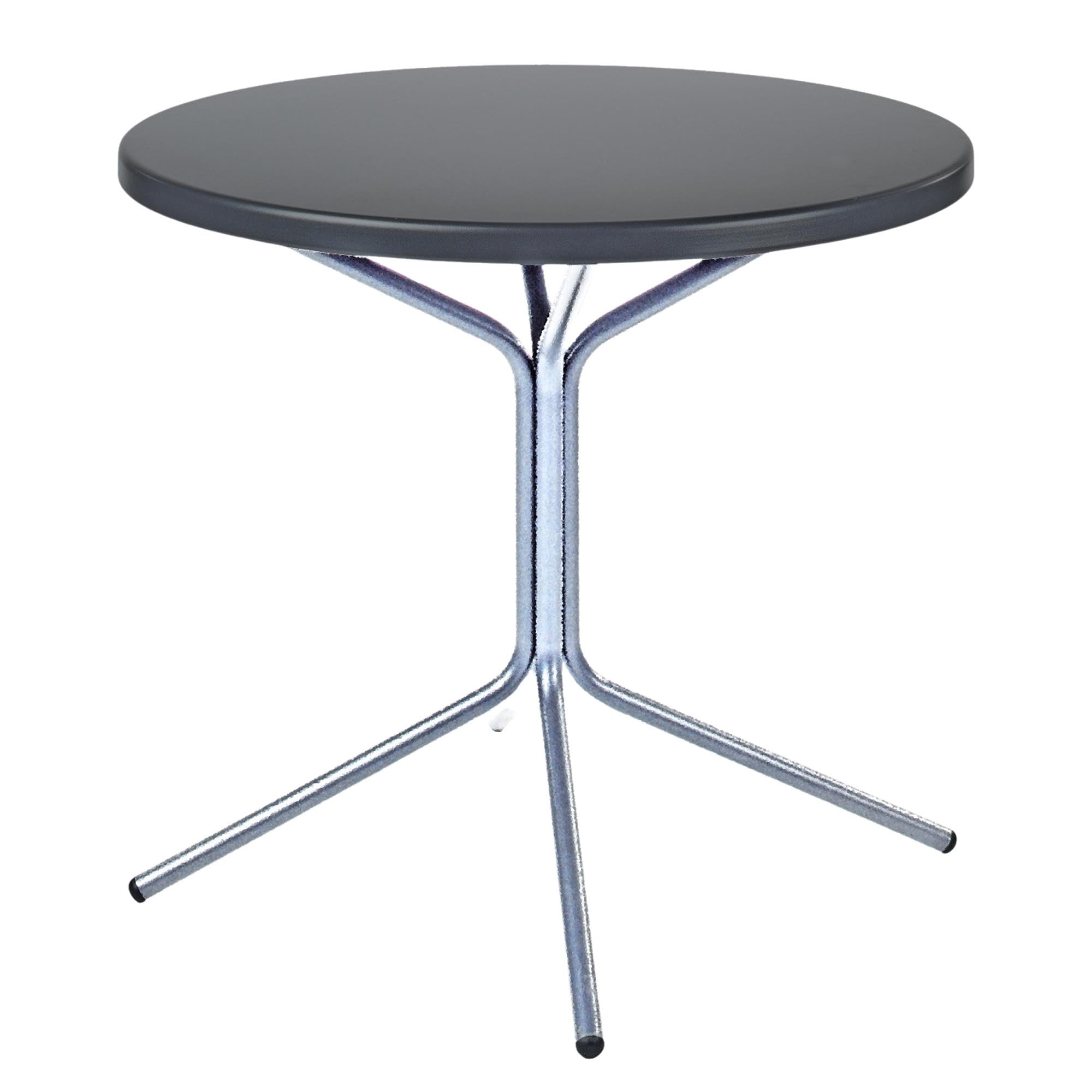 Stilvoller Schaffner Tisch Pix rund: Ideal für zeitgemässe Balkone.