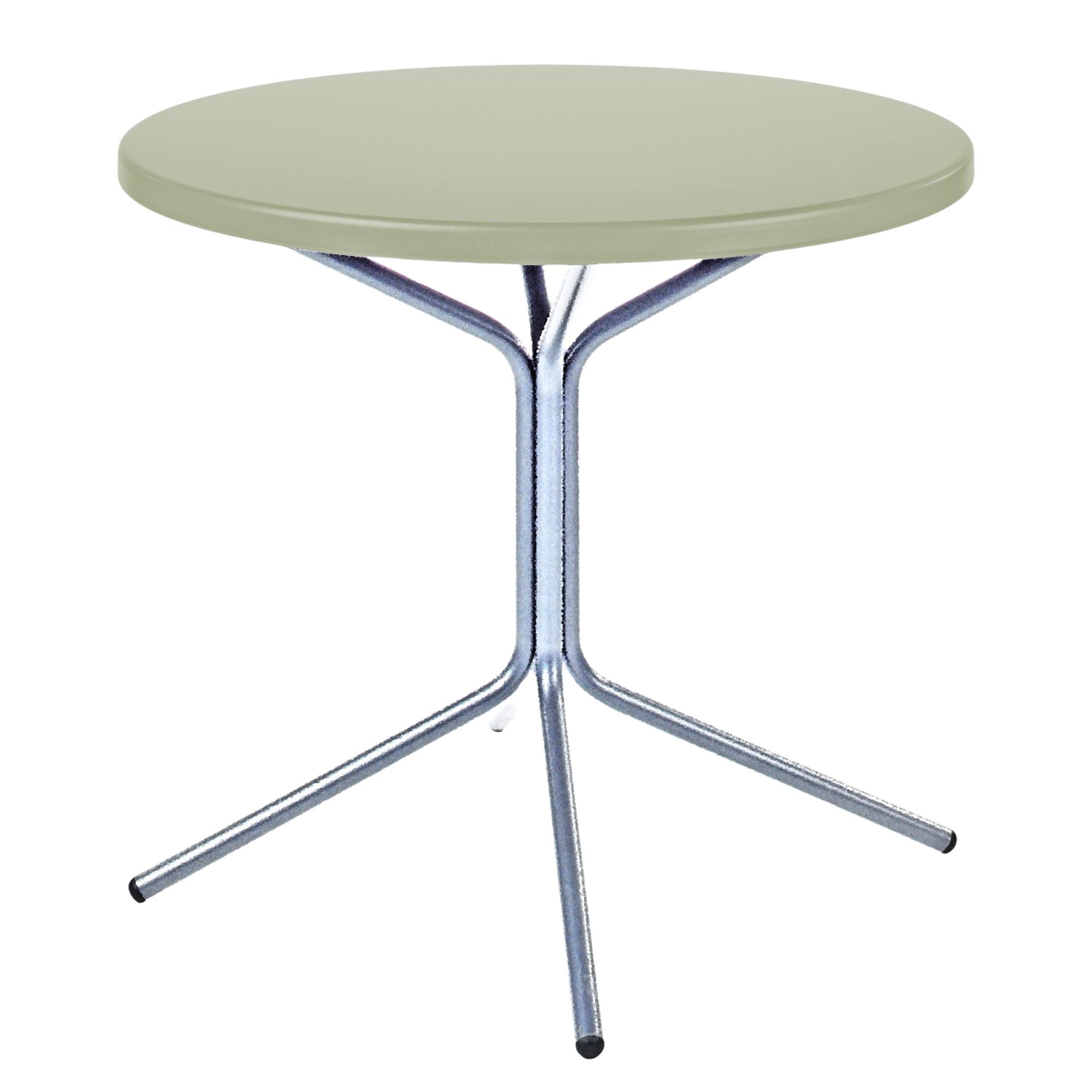 Moderner PIX Metall-Gartentisch mit 80 cm Durchmesser, perfekt für Garten und Terrasse, robust und einfach zu reinigen.