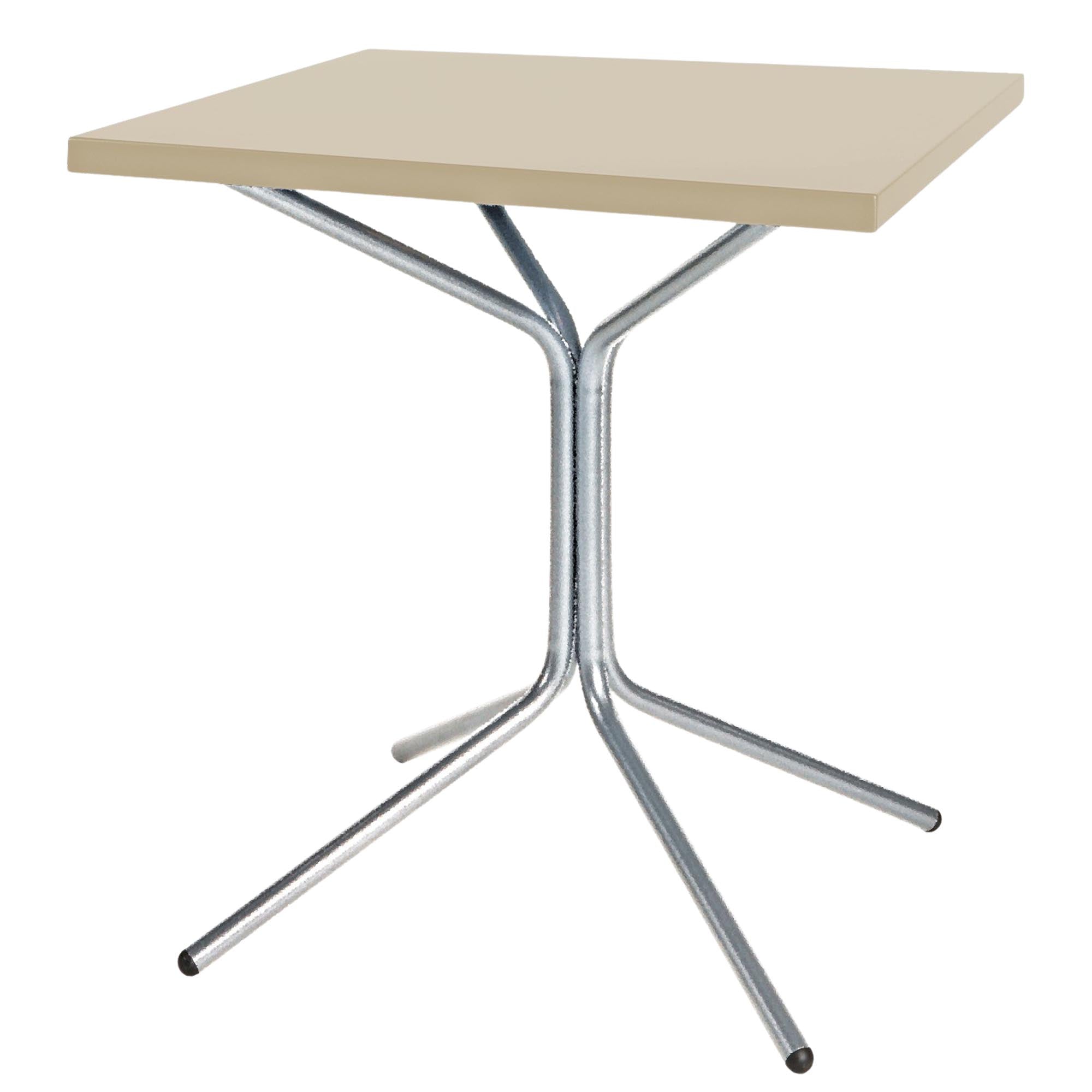 Robuster, wetterfester PIX Metall-Gartentisch 70x70/72 von Schaffner – langlebig, leicht zu montieren und perfekt für Balkon, Garten und Terrasse, hergestellt in der Schweiz.