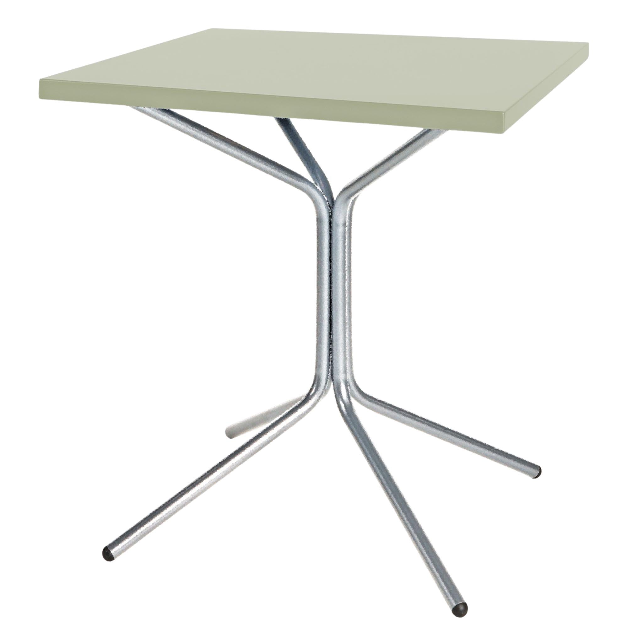 PIX Metall-Gartentisch 70x70 / 72 in Pastellgrün präsentiert im Onlineshop von KAQTU Design AG. Gartentisch ist von Schaffner