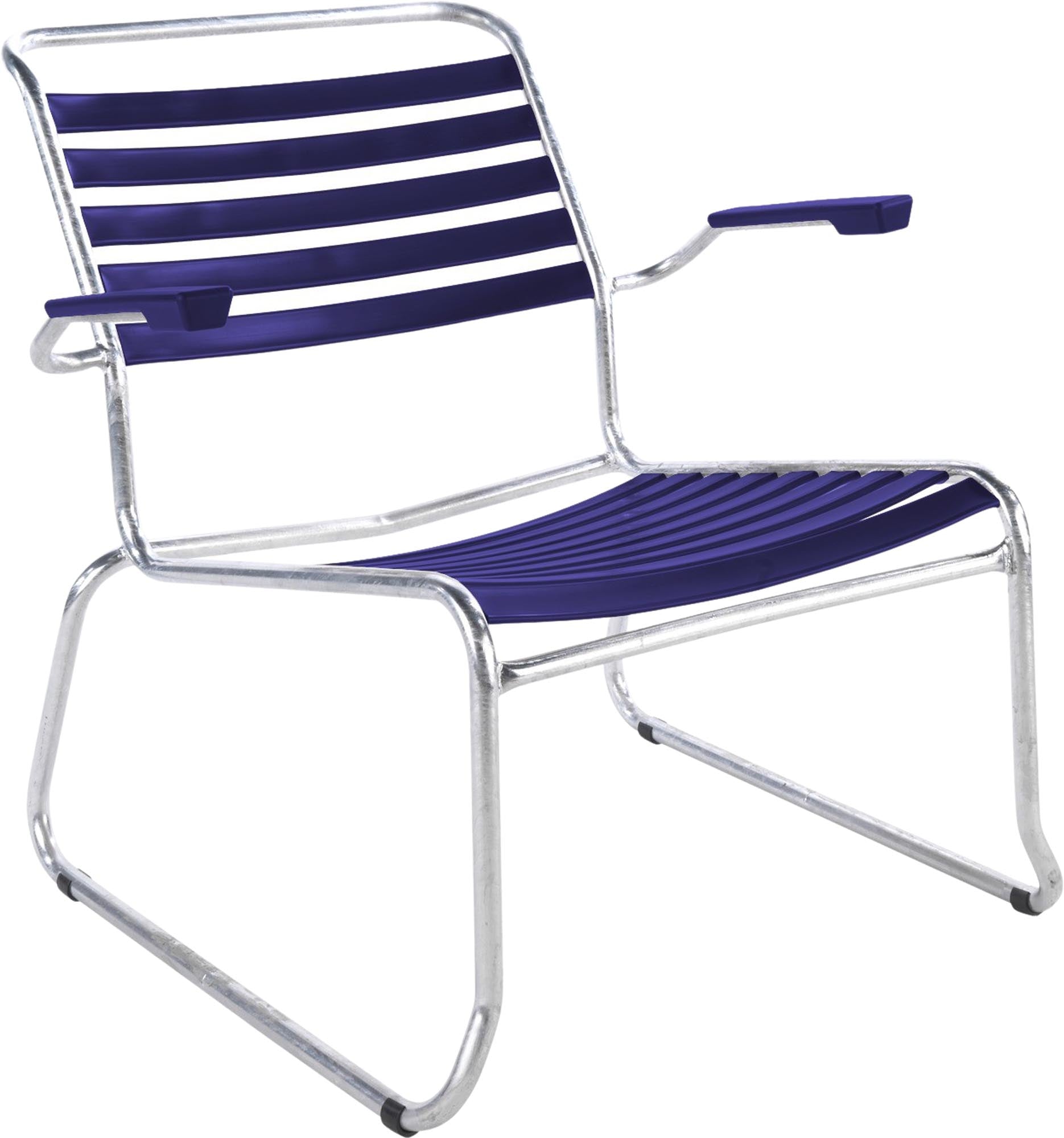 Säntis Kufen-Lounger: Komfortabler Relaxstuhl mit Armlehnen von Schaffner.