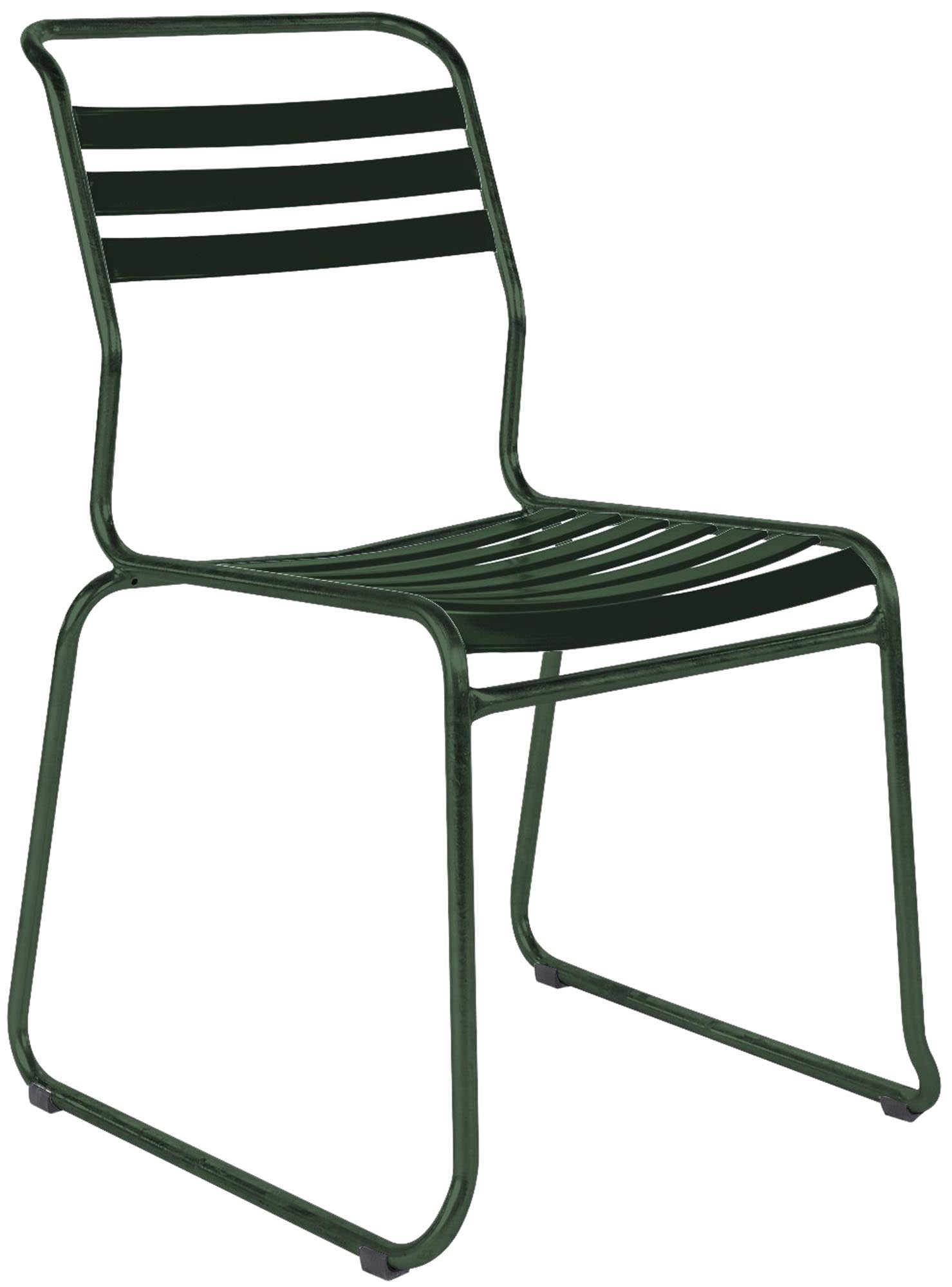 Schaffner Säntis Lättli-Gartenstuhl ohne Armlehne, wetterfestes und nachhaltiges Design aus recycelbaren Materialien, perfekt für Terrasse, Balkon und Garten.