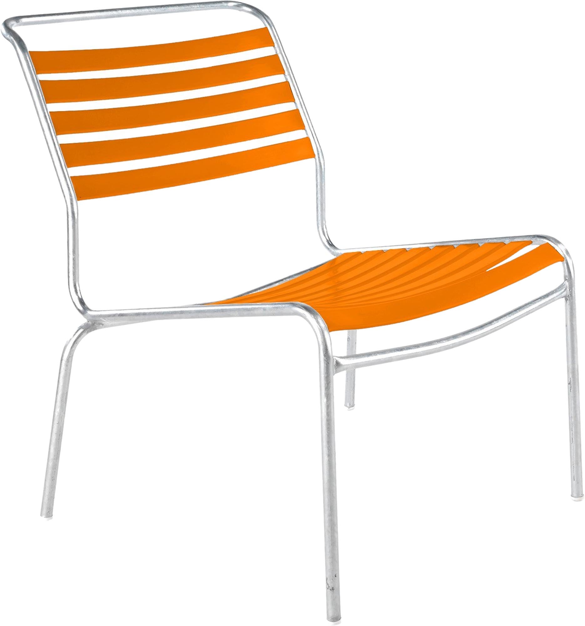 Säntis Lounger: Komfortabler, armloser Gartenstuhl von Schaffner.