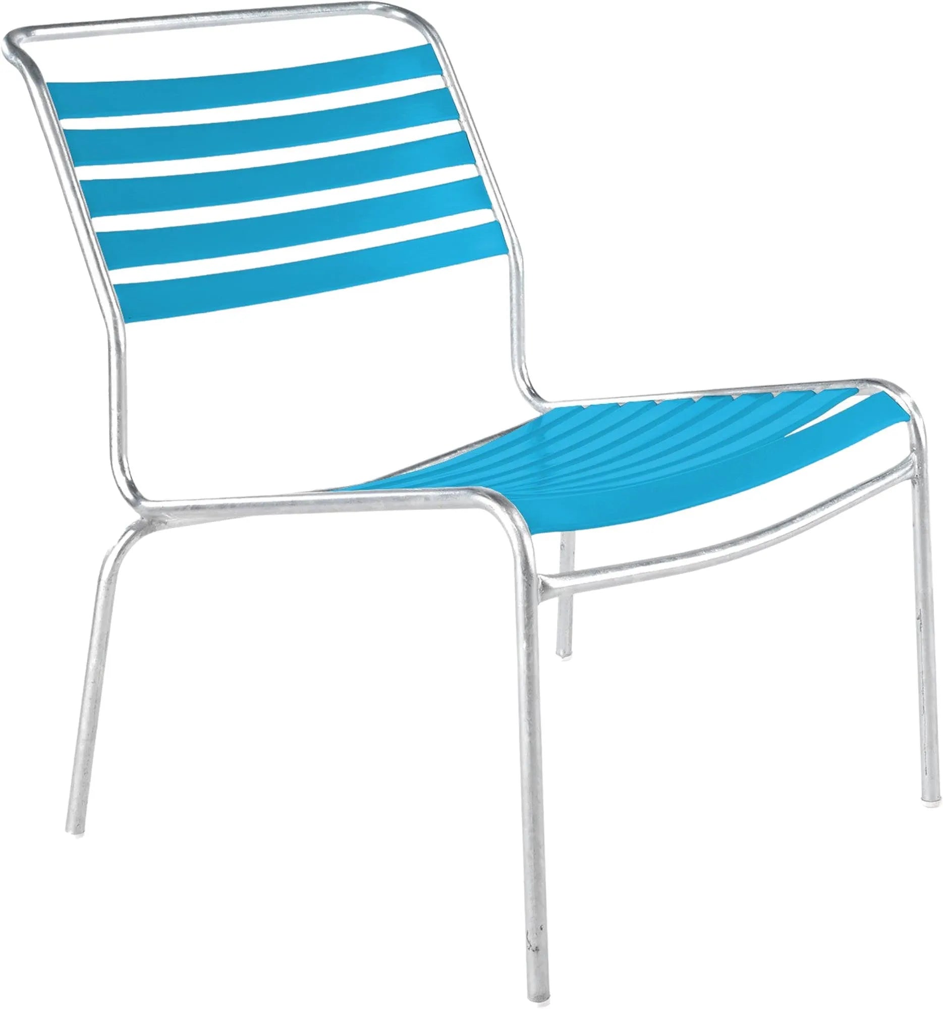 Eleganter Säntis Lounger ohne Armlehne für luxuriöse Gartenmomente.