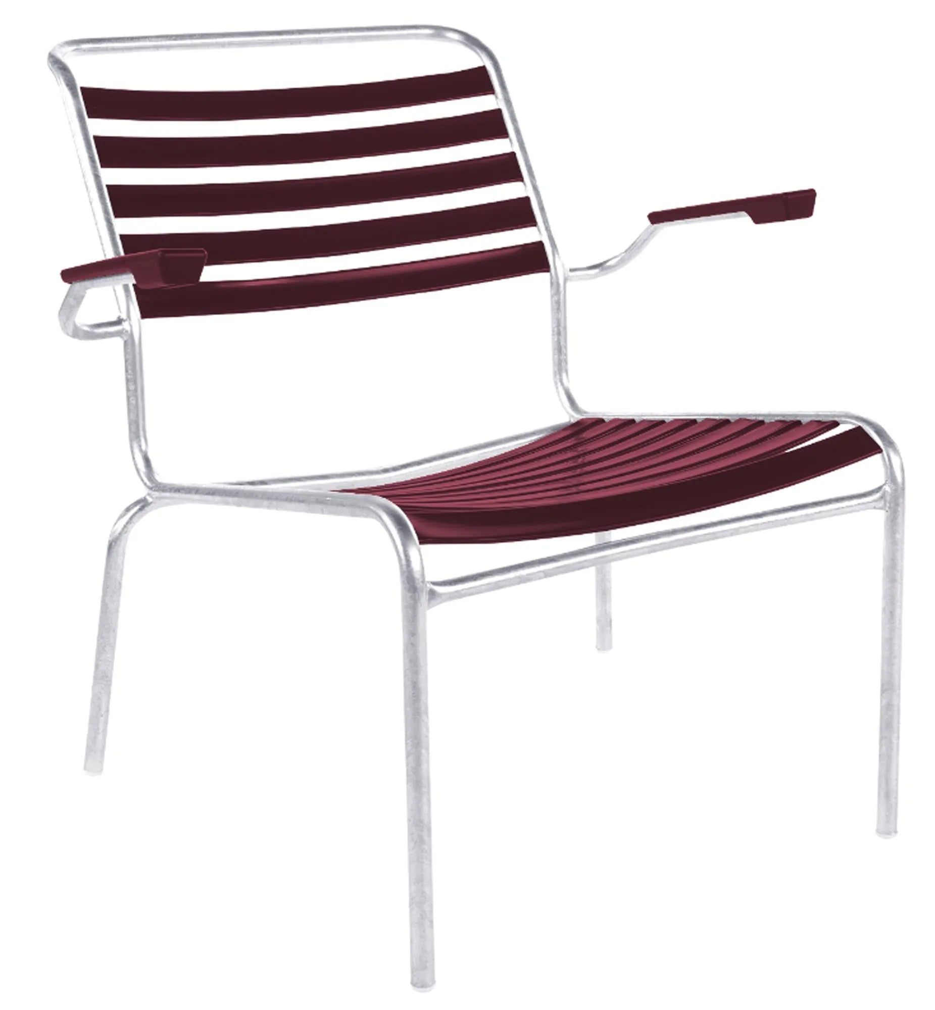 Säntis Lounger: Komfortabler Gartensessel mit Armlehne von Schaffner.