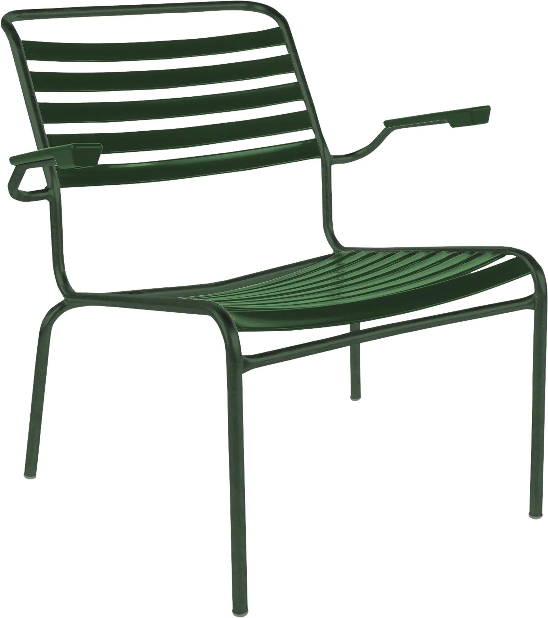 Säntis Lounger: Eleganter Outdoor-Sessel mit Armlehne von Schaffner.