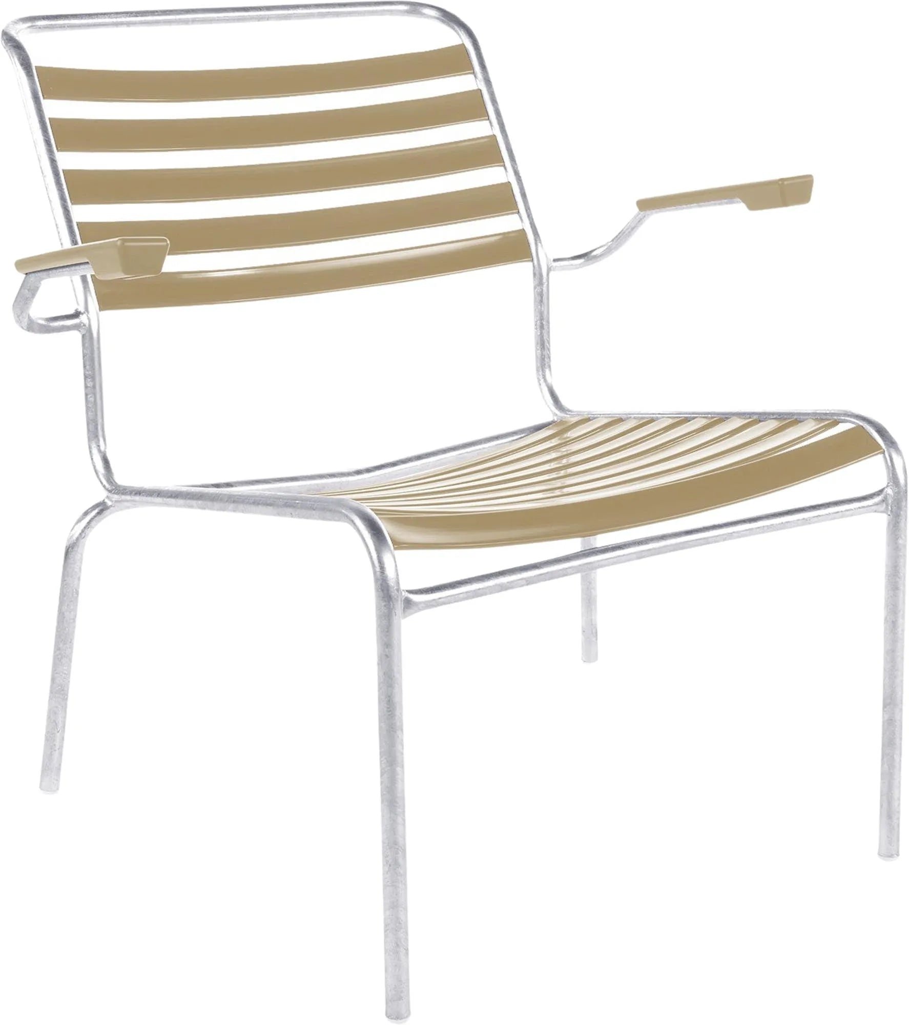 Säntis Lounger: Stilvoller Relaxsessel mit Armlehne von Schaffner.