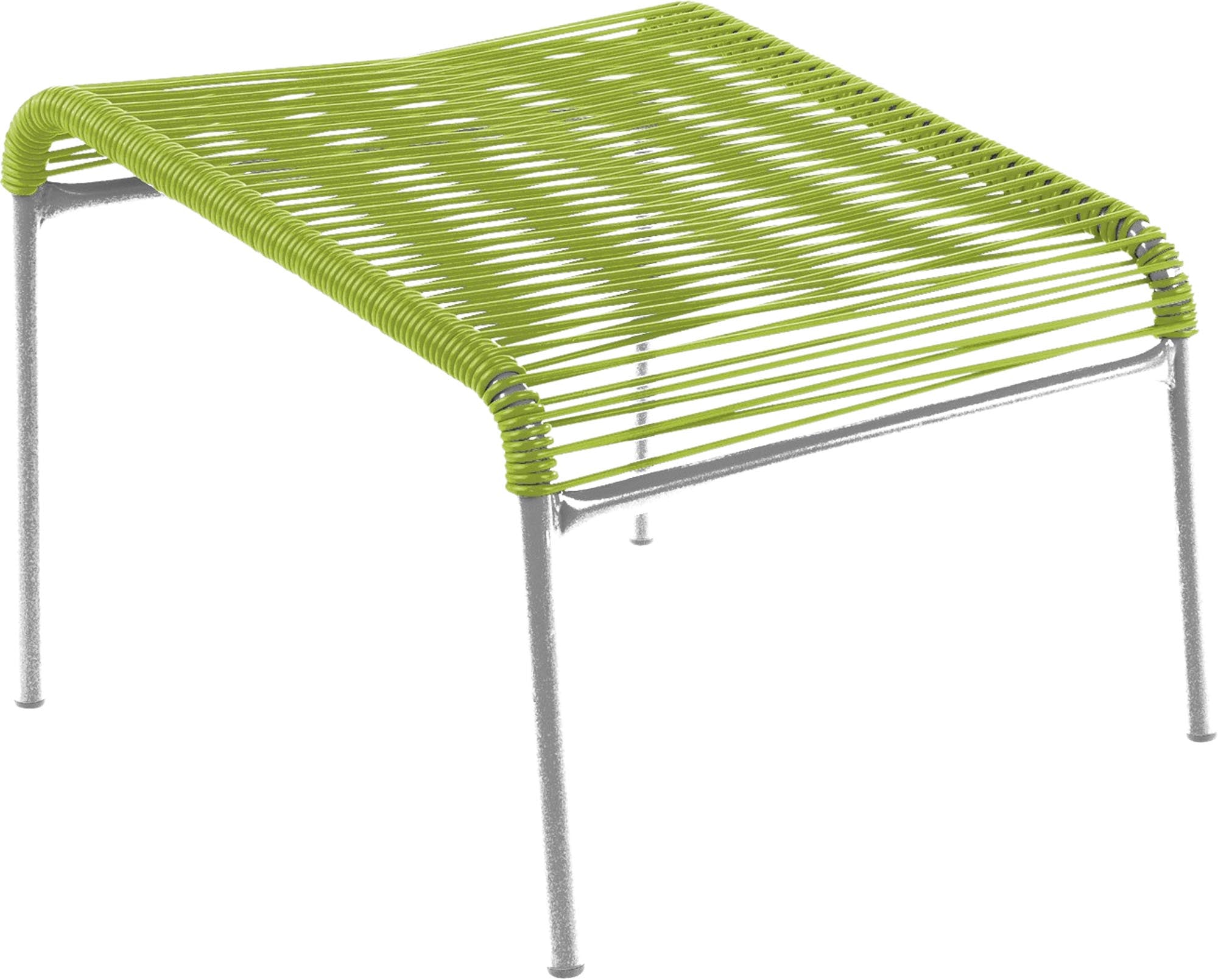 Säntis Spaghetti-Fusshocker von Schaffner – wetterfest, langlebig und umweltfreundlich. Schweizer Qualität, modernes Design und vielseitige Einsatzmöglichkeiten für Ihre Terrasse.