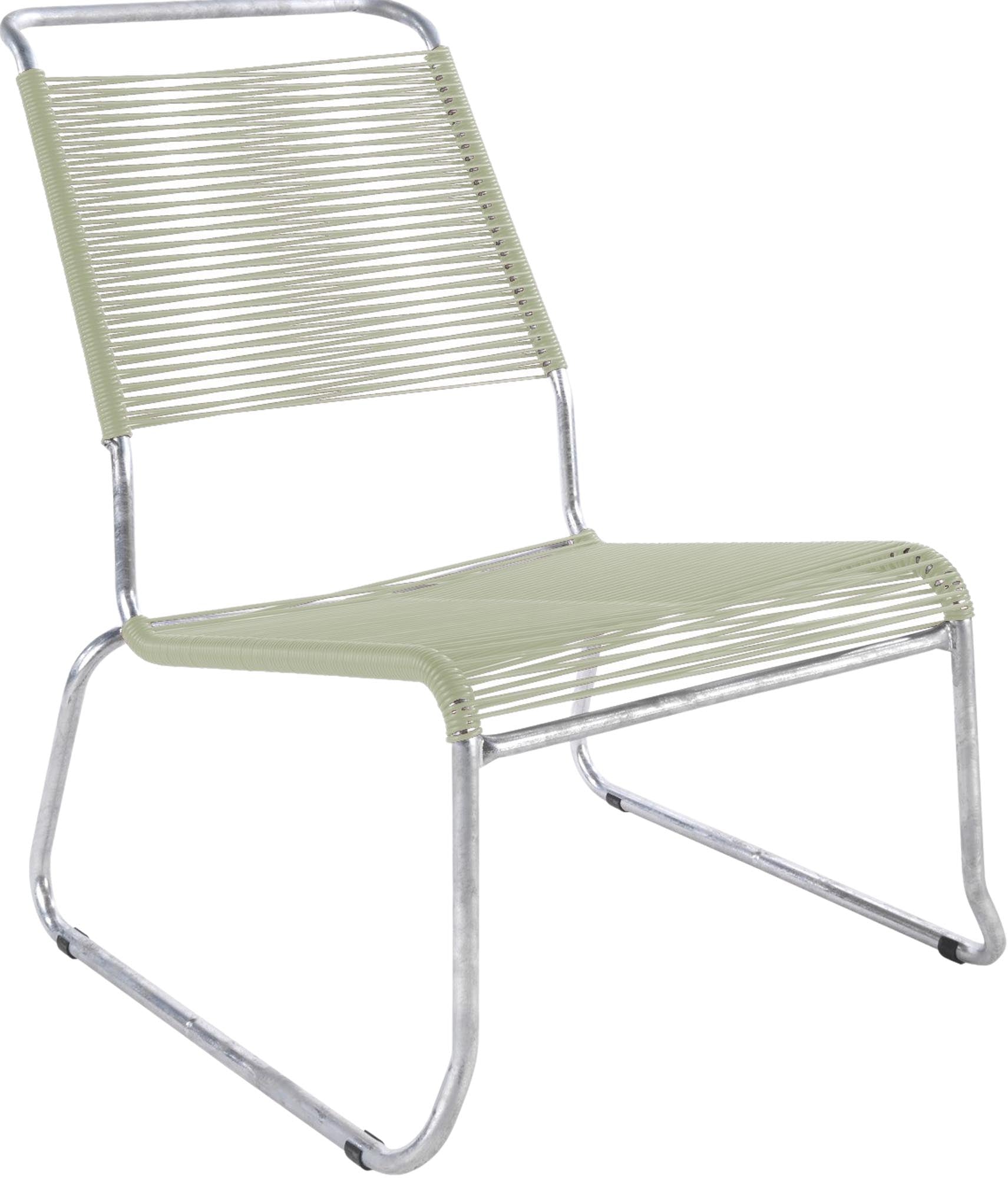 Stilvoller Kufenstuhl mit Spaghetti-Design für höchsten Sitzkomfort.