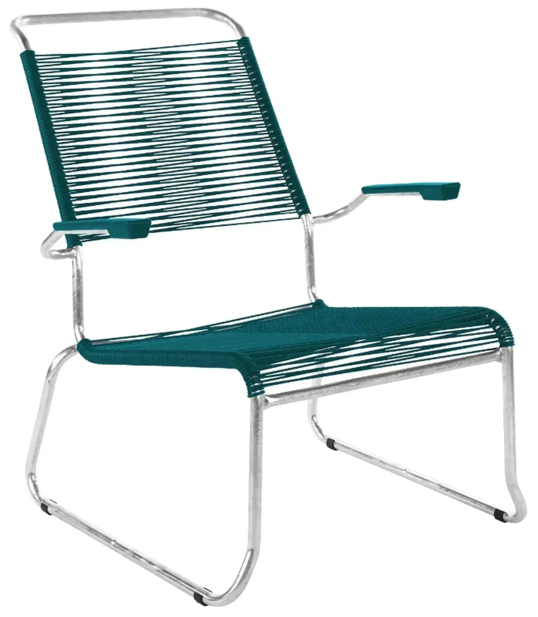 Eleganter Säntis Kufenstuhl: Perfekter Outdoor-Komfort von Schaffner.