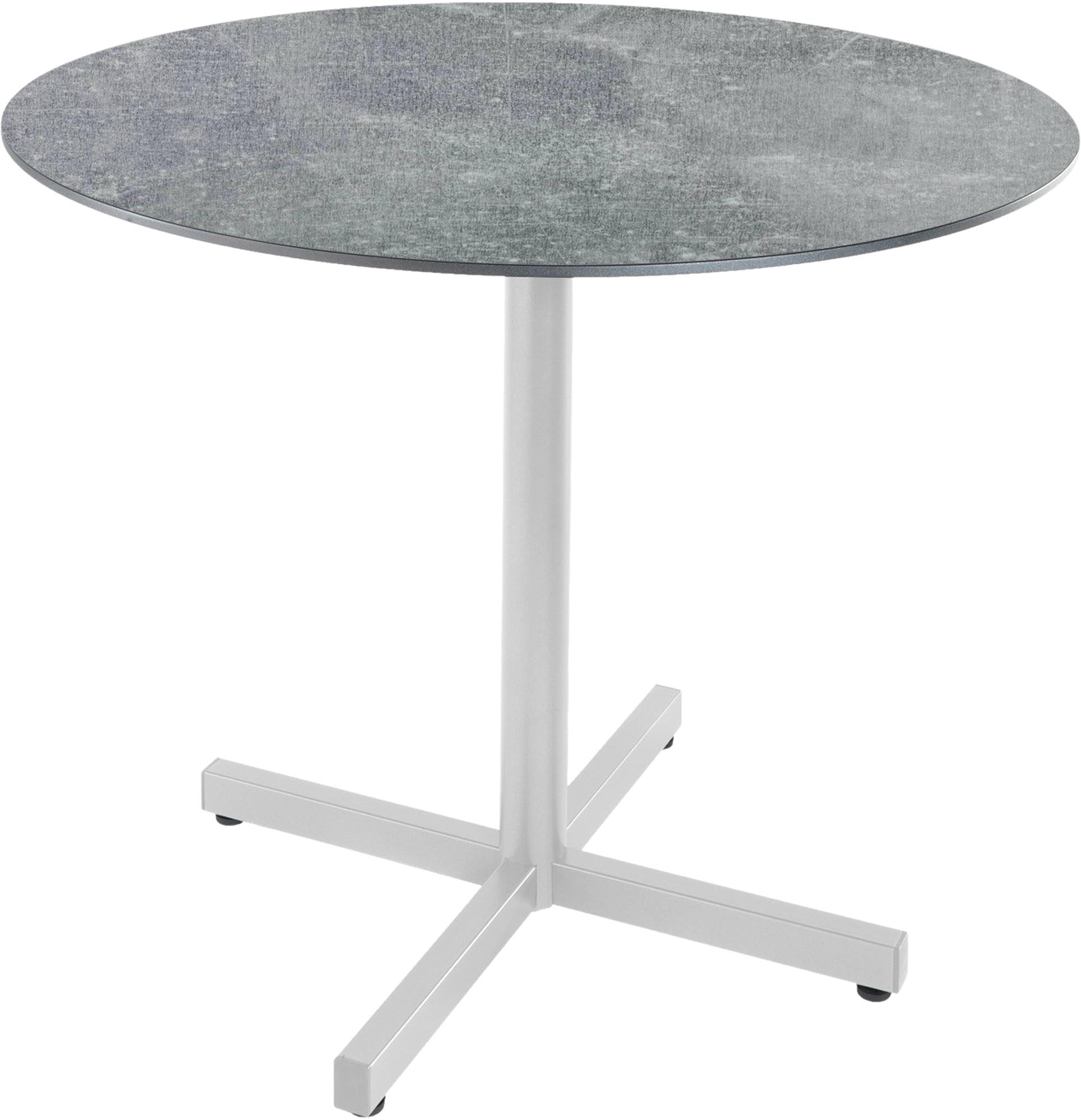 Eleganter, wetterfester Luzern Glasfaser-Gartentisch ø80, klappbar & ausziehbar, UV-beständig, langlebig, pflegeleicht – ideal für Garten, Balkon & Terrasse.