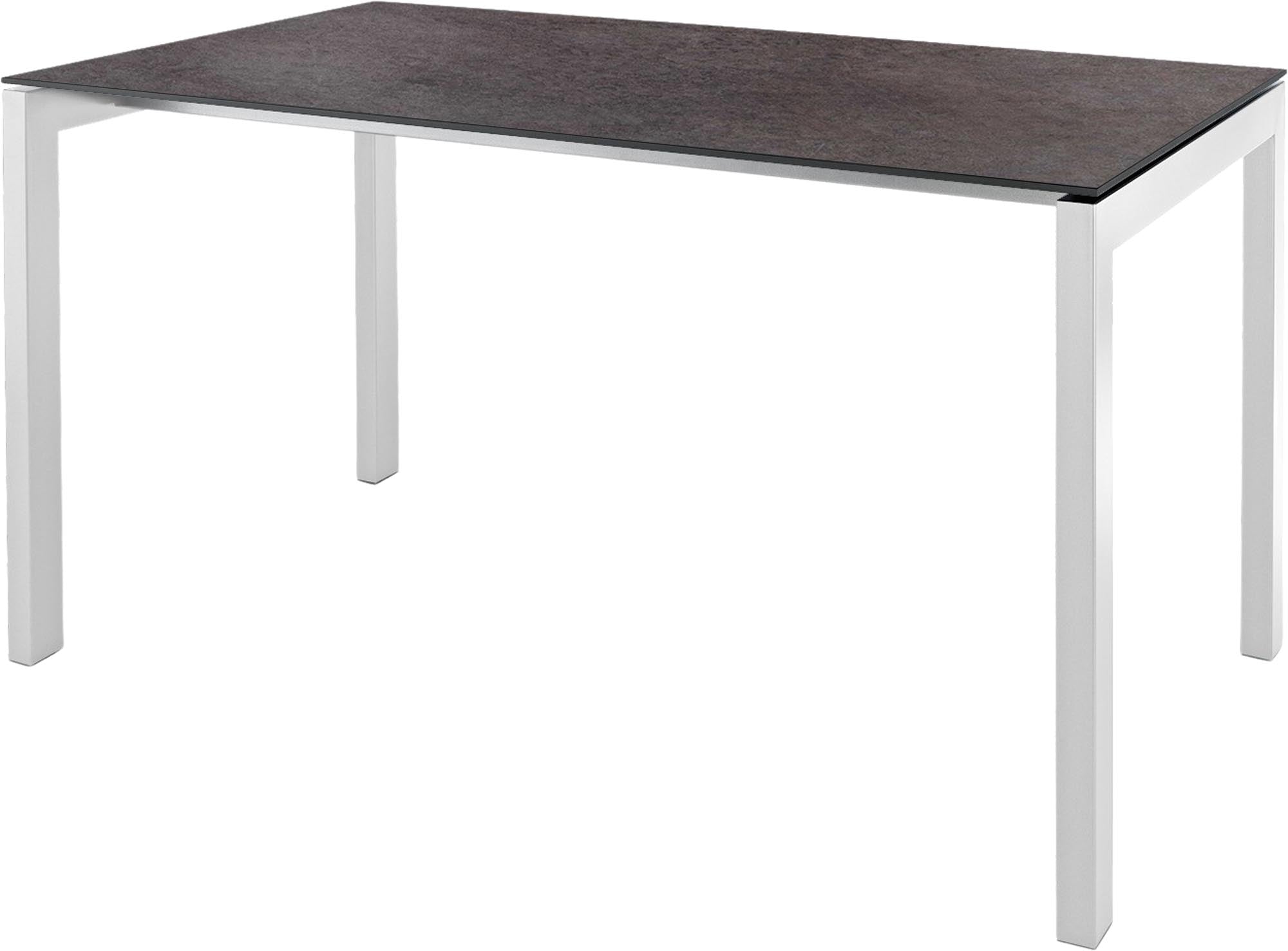 Robuster Fiberglastisch Luzern 140x80 von Schaffner für Outdoor-Genuss.