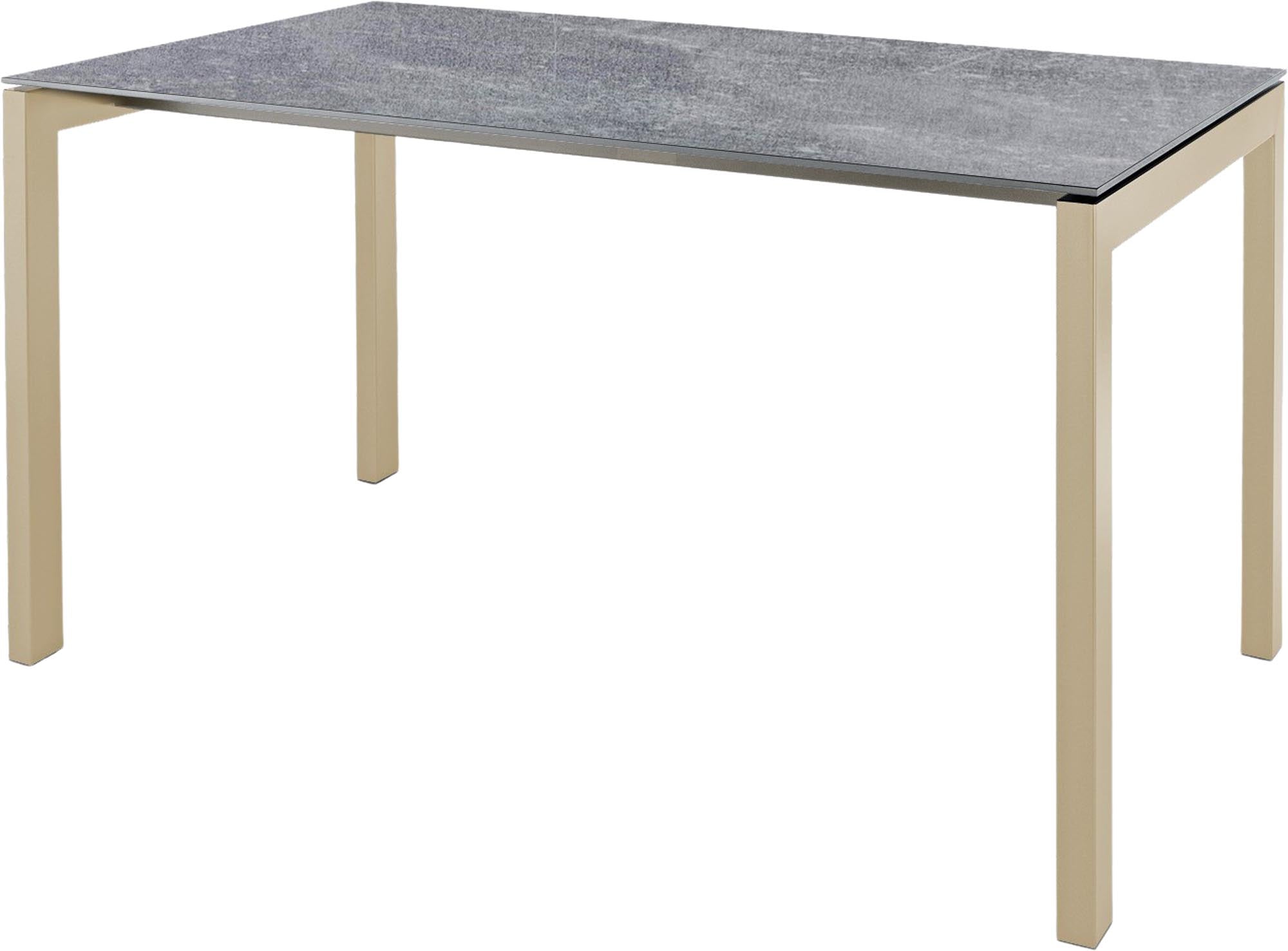 Luzern Glasfaser-Gartentisch 220x100 in Beton präsentiert im Onlineshop von KAQTU Design AG. Gartentisch ist von Schaffner