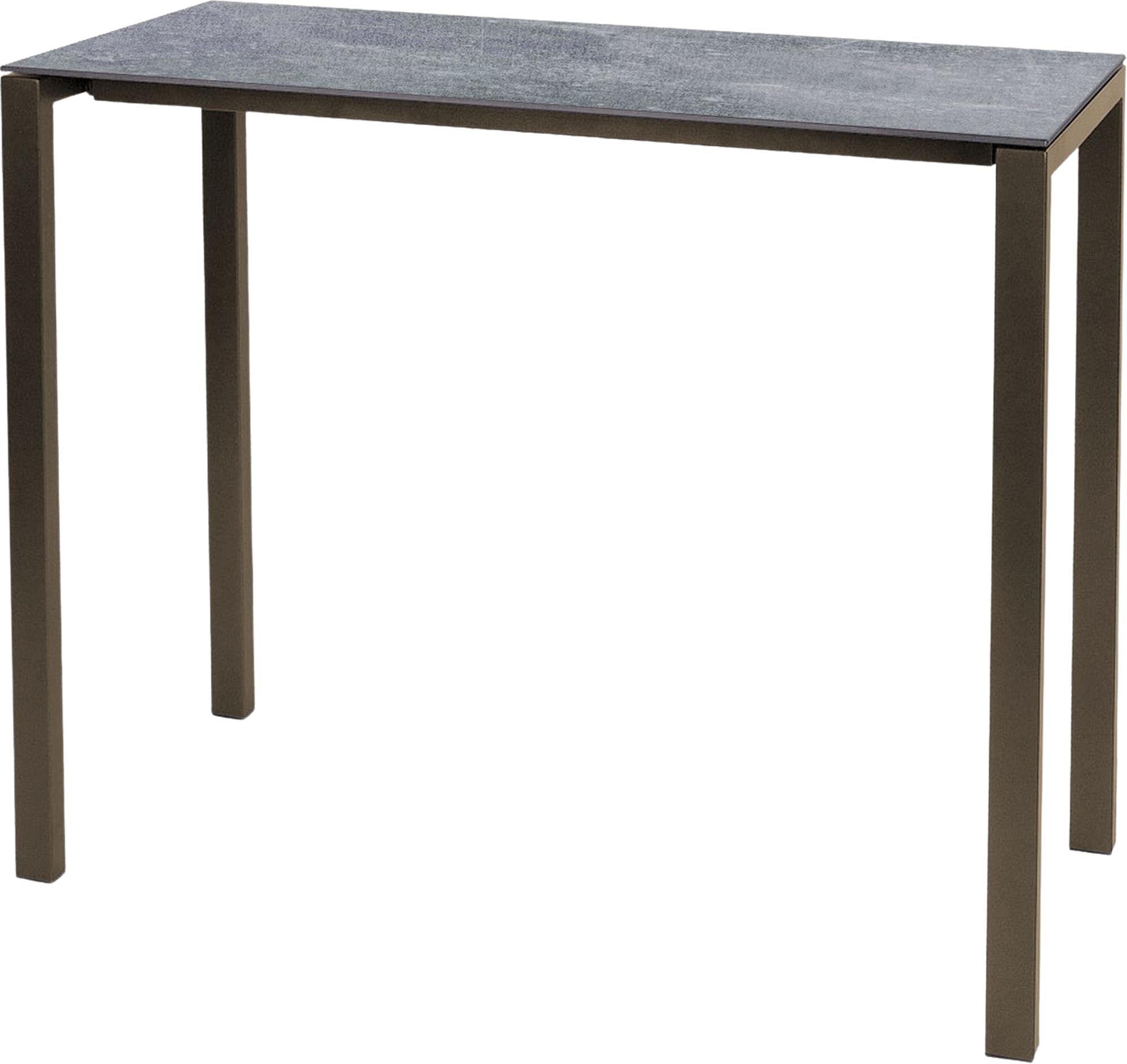 Luzern Glasfaser-Stehtisch Outdoor Decor 140x60 in Beton präsentiert im Onlineshop von KAQTU Design AG. Hochtisch Outdoor ist von Schaffner