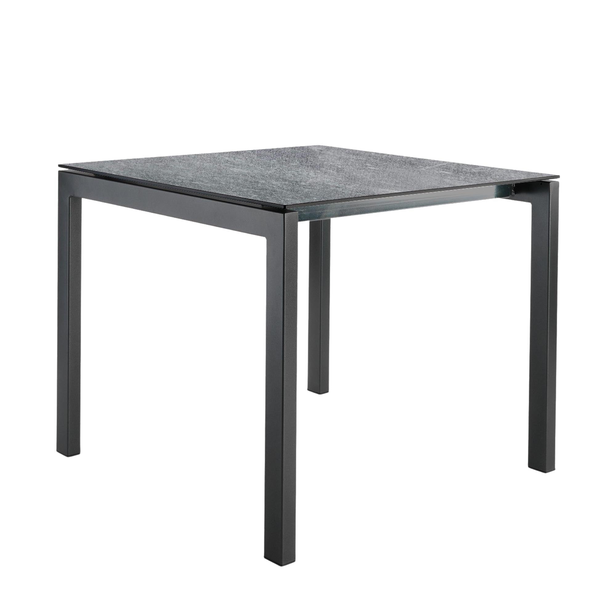 Luzern Glasfaser-Gartentisch Decor 90x90 in Beton präsentiert im Onlineshop von KAQTU Design AG. Gartentisch ist von Schaffner