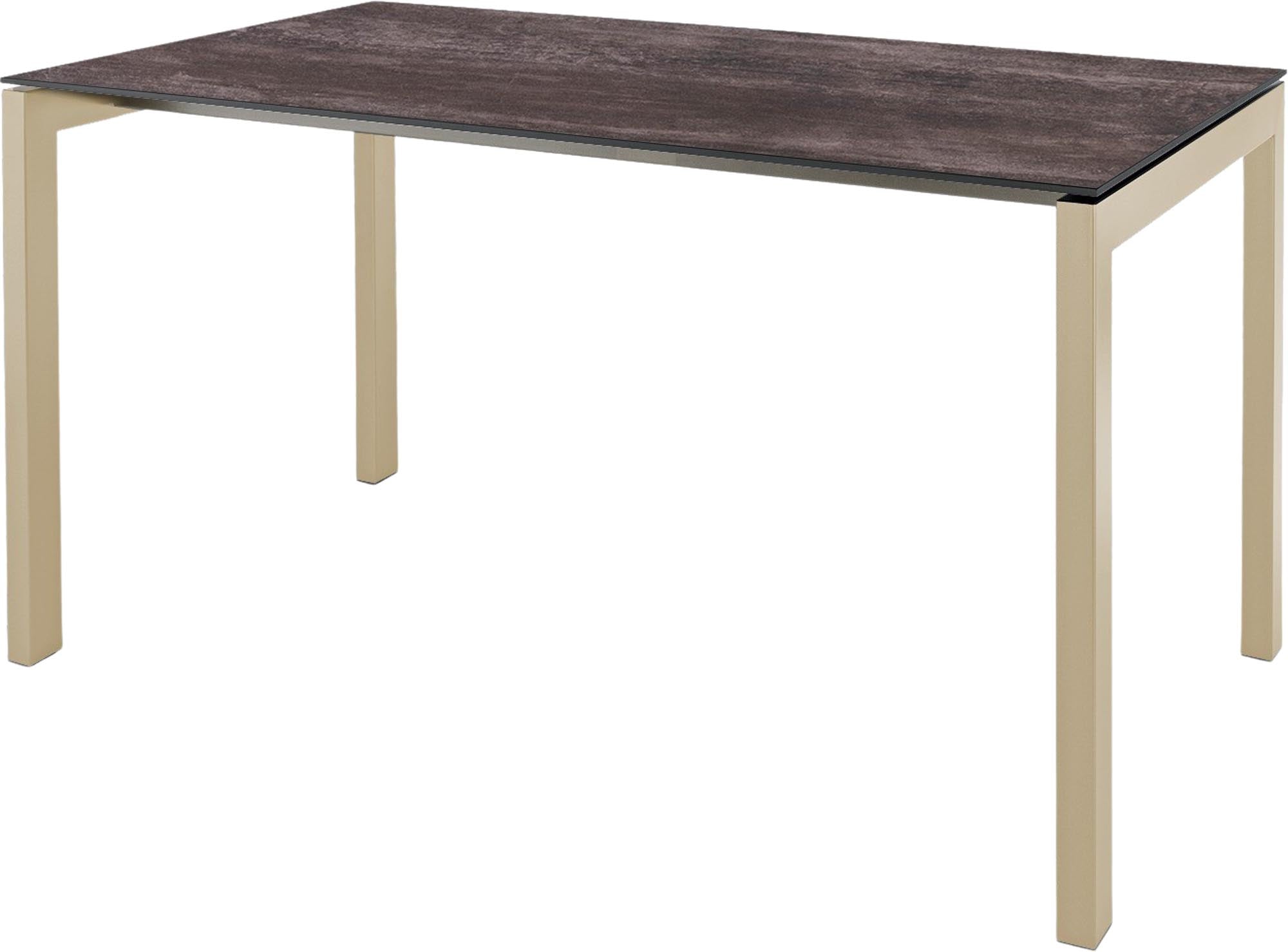 Eleganter Fiberglastisch Luzern 160x90 von Schaffner für Terrasse.