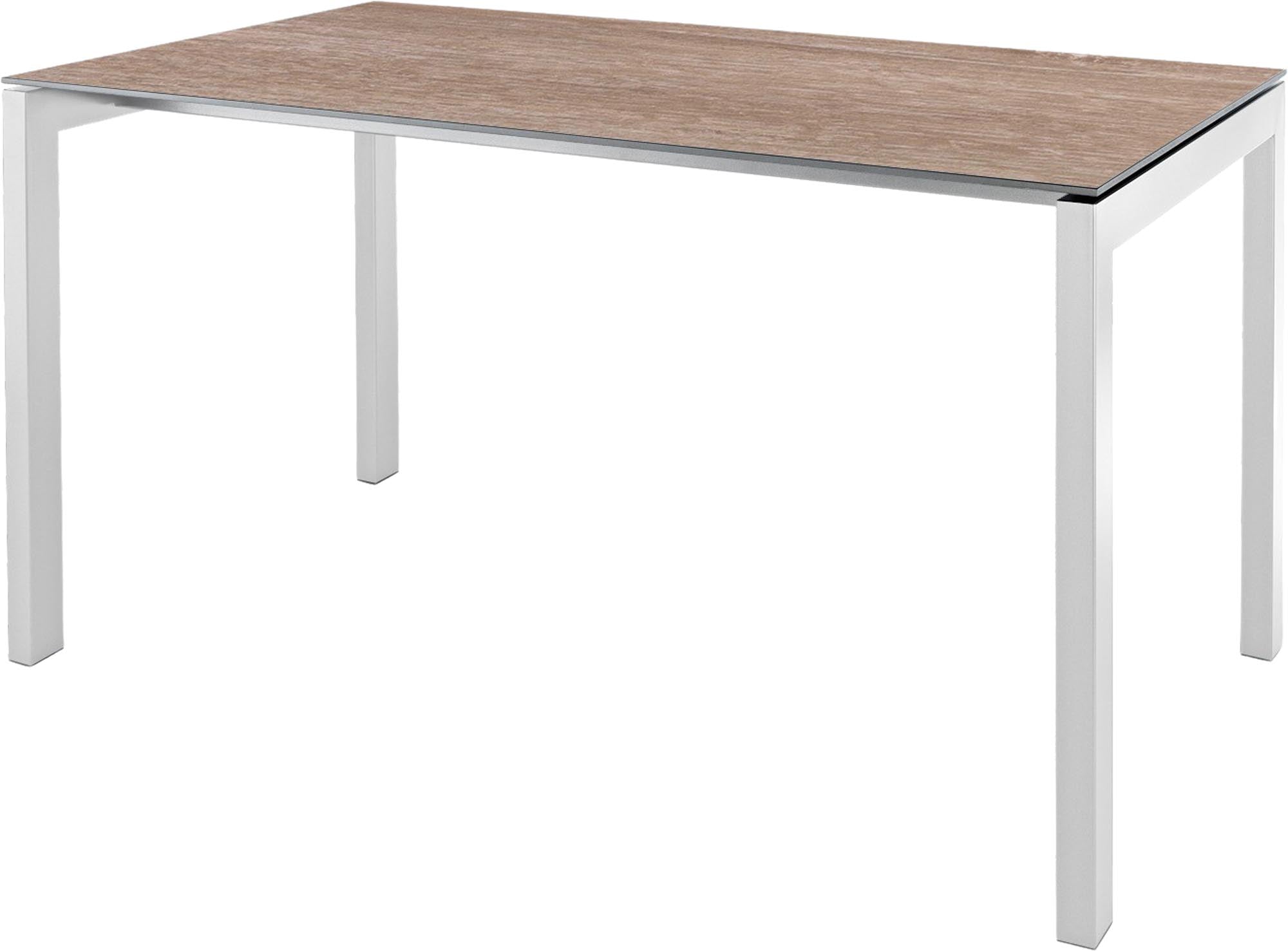 Eleganter Fiberglastisch Luzern 160x90 von Schaffner für Terrasse.