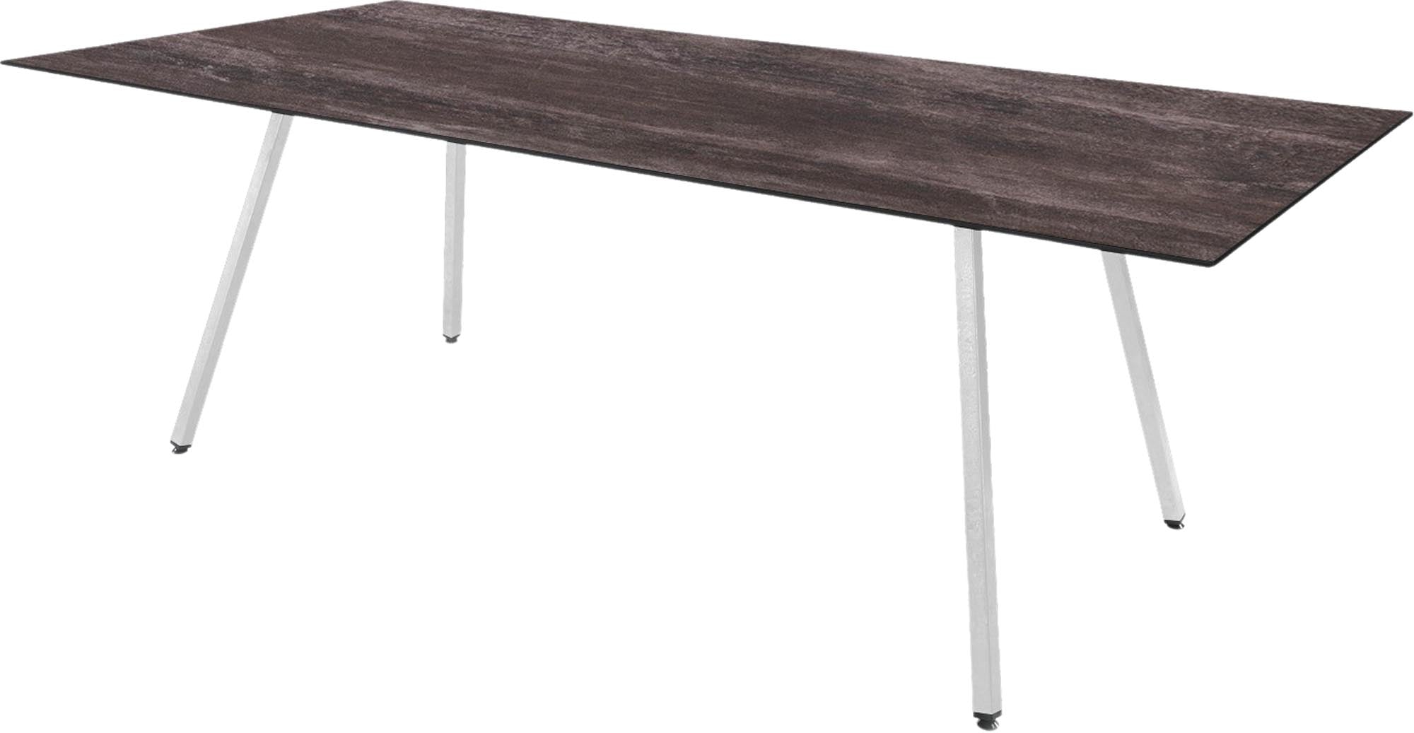 Der Fiberglastisch Chur 160/220 von Schaffner: langlebig, elegant, perfekt für draußen, wetterfest und modern.
