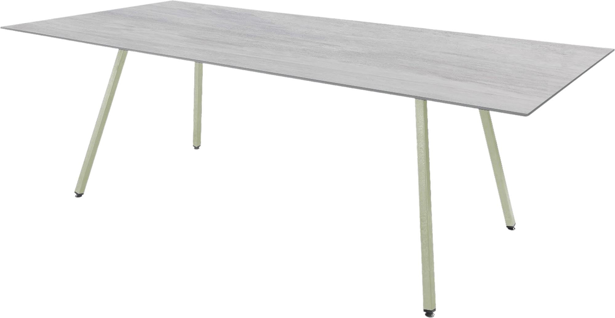 Der Fiberglastisch Chur 160/220 von Schaffner: modern, langlebig, perfekt für draußen, wetterfest und elegant gestaltet.