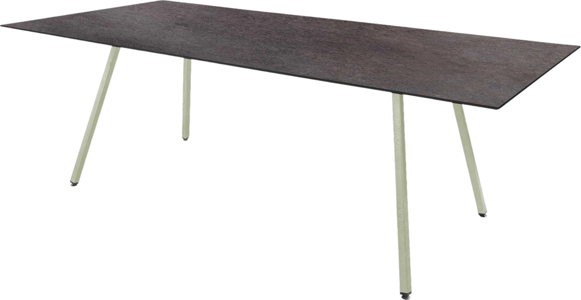 Der Fiberglastisch Chur 160/220 von Schaffner: langlebig, elegant, perfekt für draußen, wetterfest und modern.
