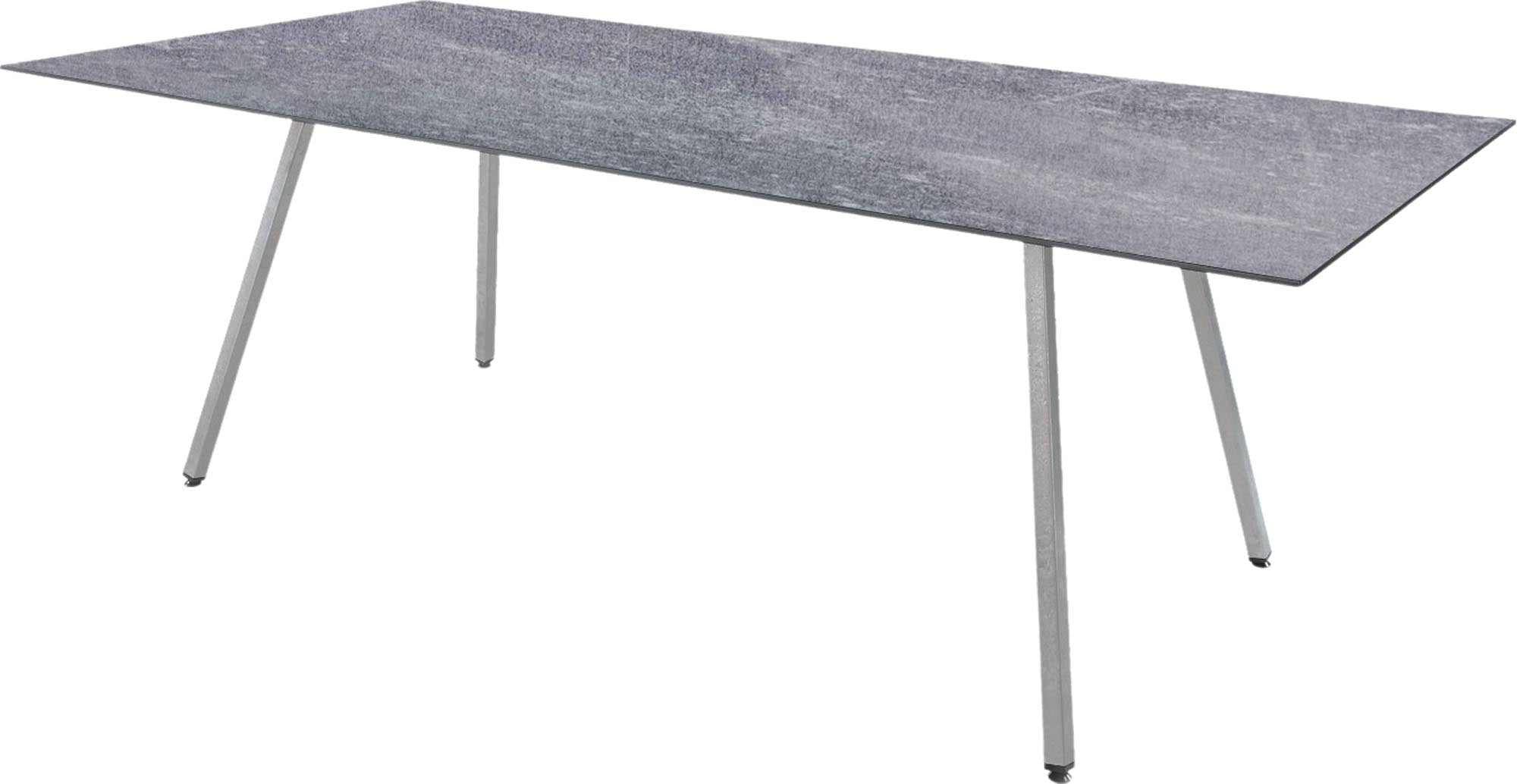 Der Fiberglastisch Chur 160/220 von Schaffner: langlebig, elegant, perfekt für draußen, wetterfest und modern.