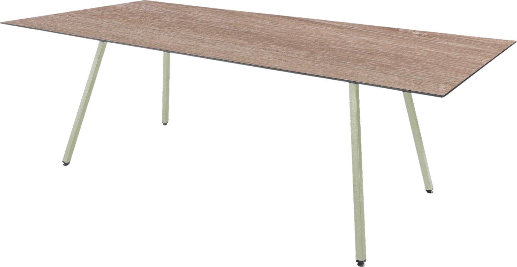 Der Fiberglastisch Chur 160/220 von Schaffner: langlebig, elegant, perfekt für draußen, wetterfest und modern.