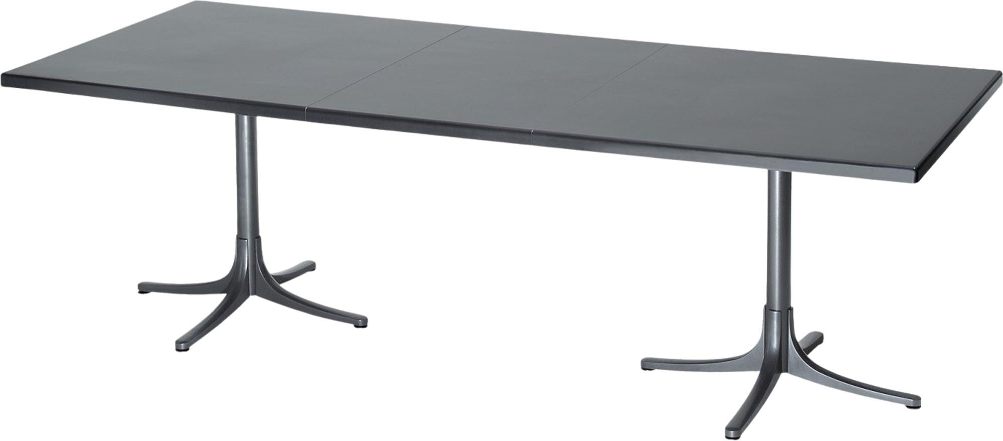 Entdecken Sie den eleganten Fiberglastisch Schaffhausen von Schaffner – ausziehbar, wetterbeständig und perfekt für jede Outdoor-Feier.