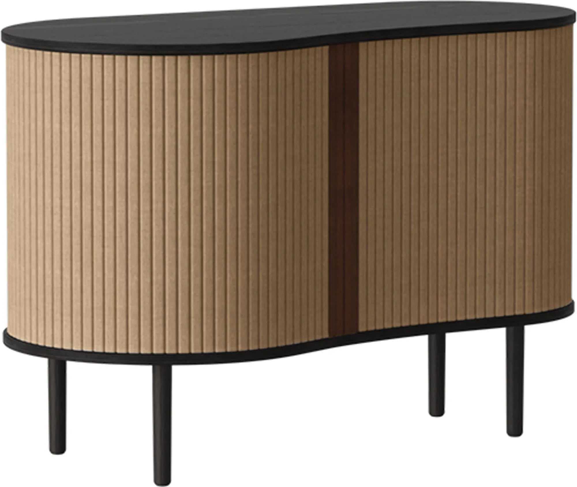 Modernes Umage Sideboard aus Eiche mit innovativem Stauraumkonzept.