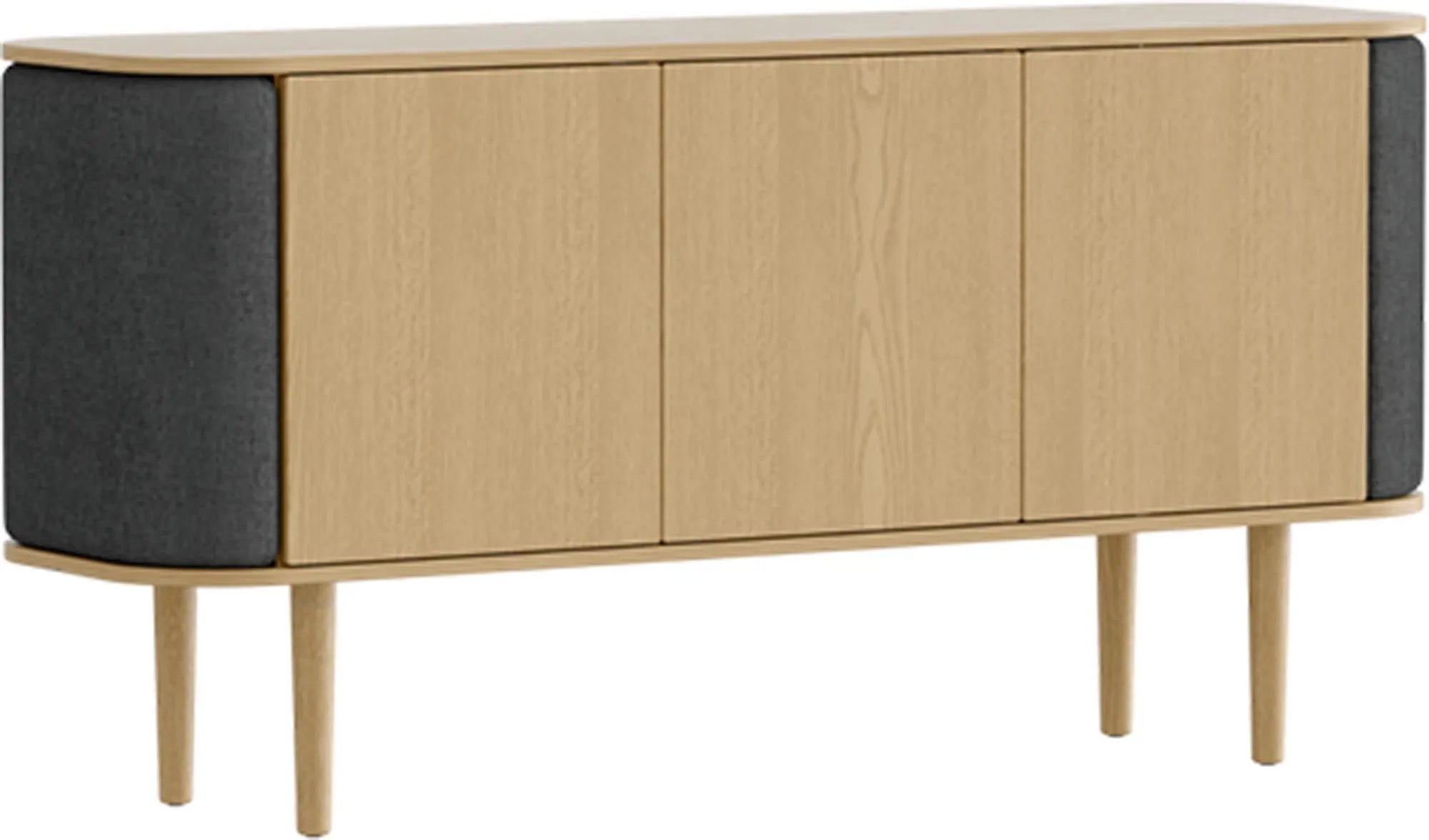 Elegantes Umage Sideboard mit drei Türen für stilvolle Aufbewahrung.