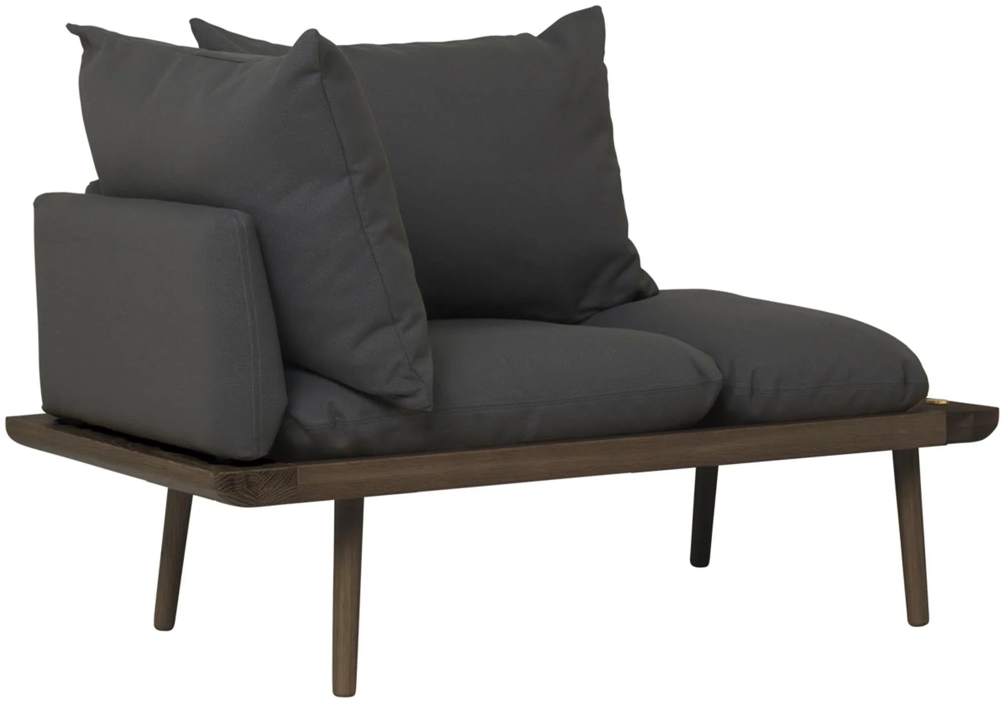 Umage Lounge Around: Elegantes 1.5-Sitzer Sofa für moderne Wohnräume.