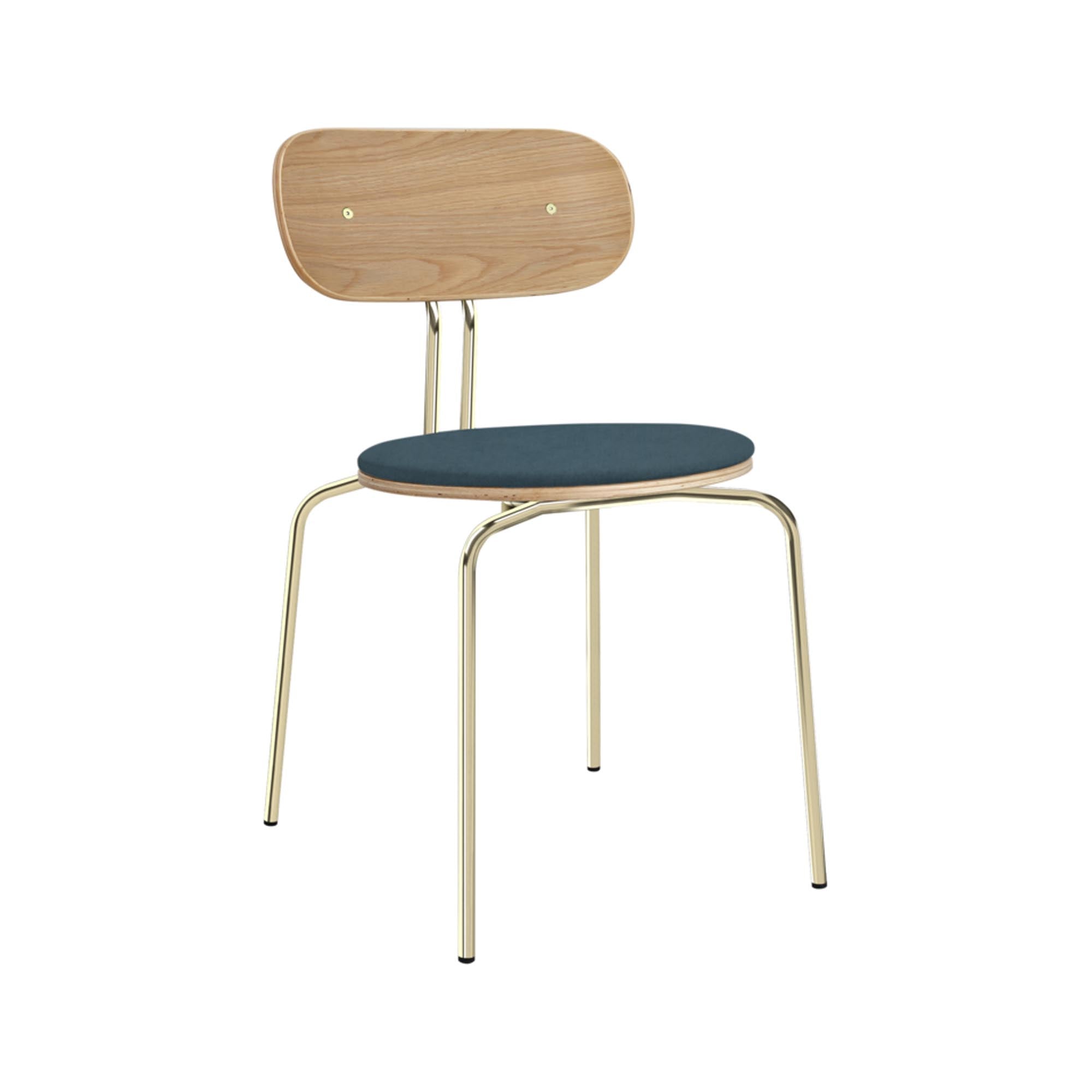 Curious Stuhl von Umage: Gepolsterter Komfort im modernen Design.