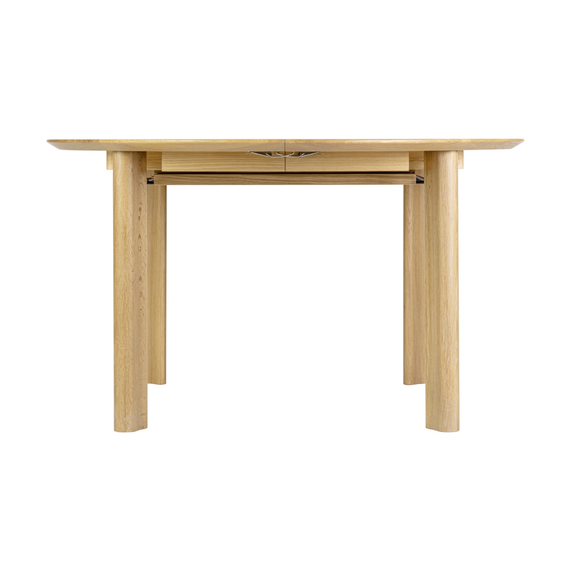 Stilvoller Umage Comfort Circle Tisch, erweiterbar für große Feiern.