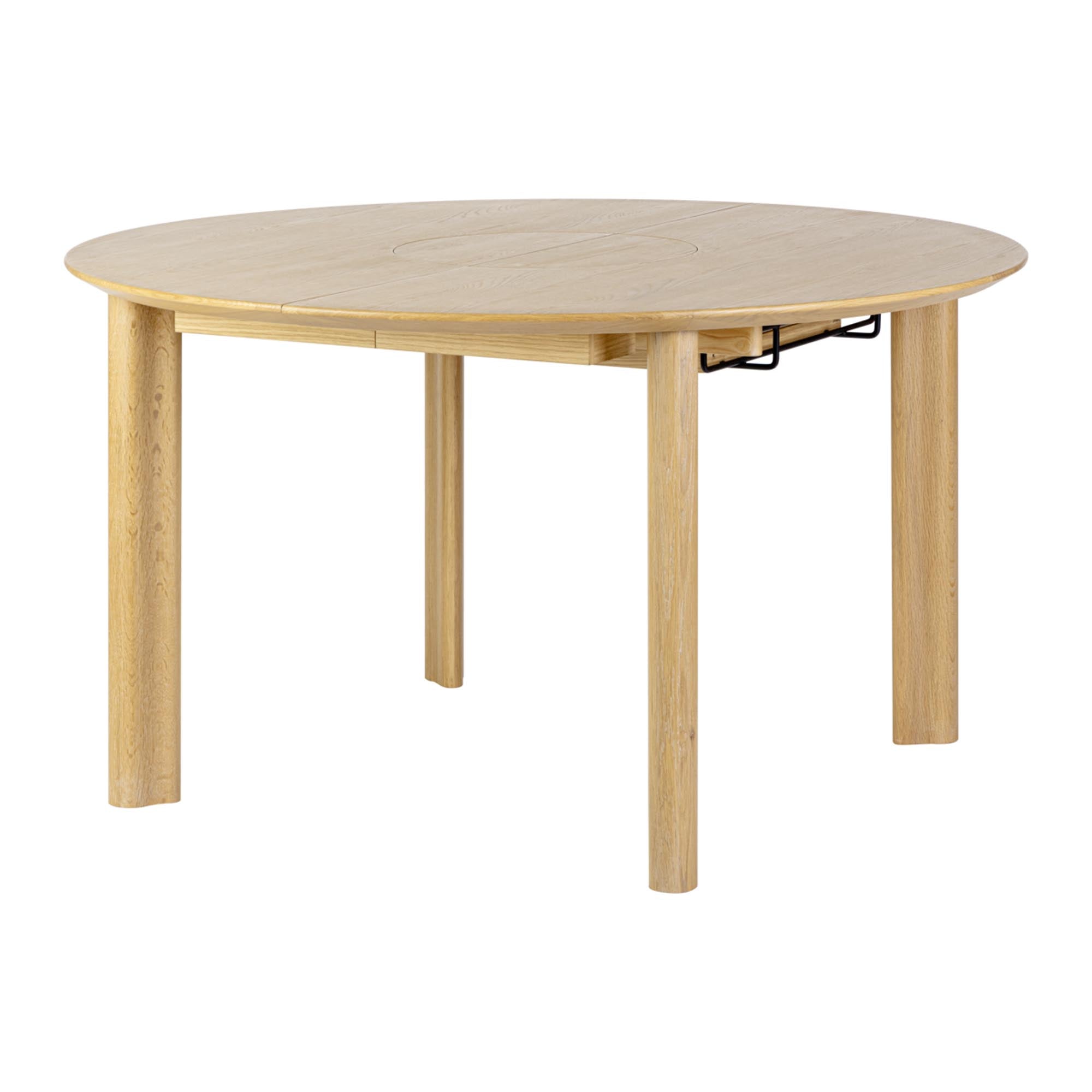 Stilvoller Umage Comfort Circle Tisch, erweiterbar für große Feiern.