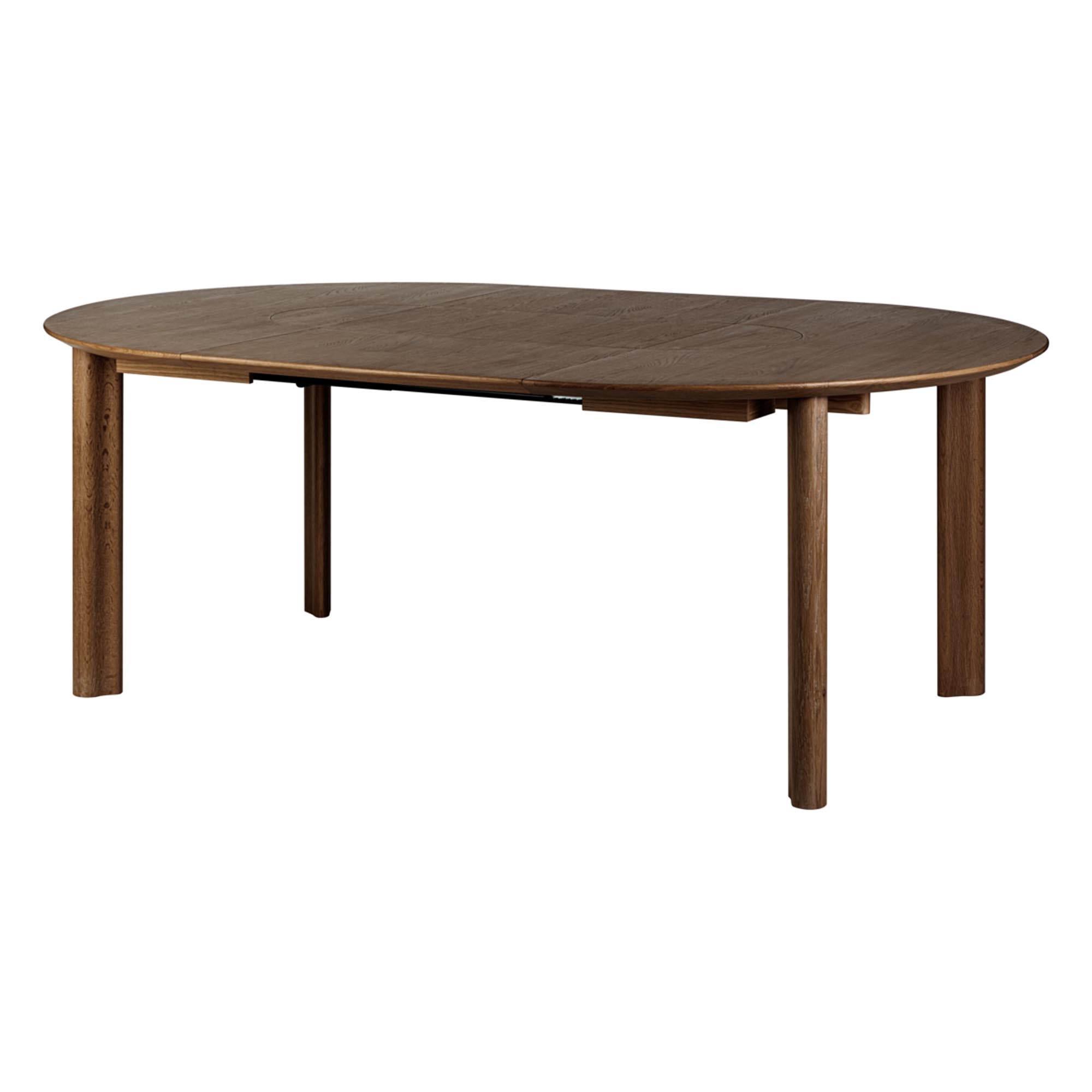 Stilvoller Umage Comfort Circle Tisch, erweiterbar für große Feiern.