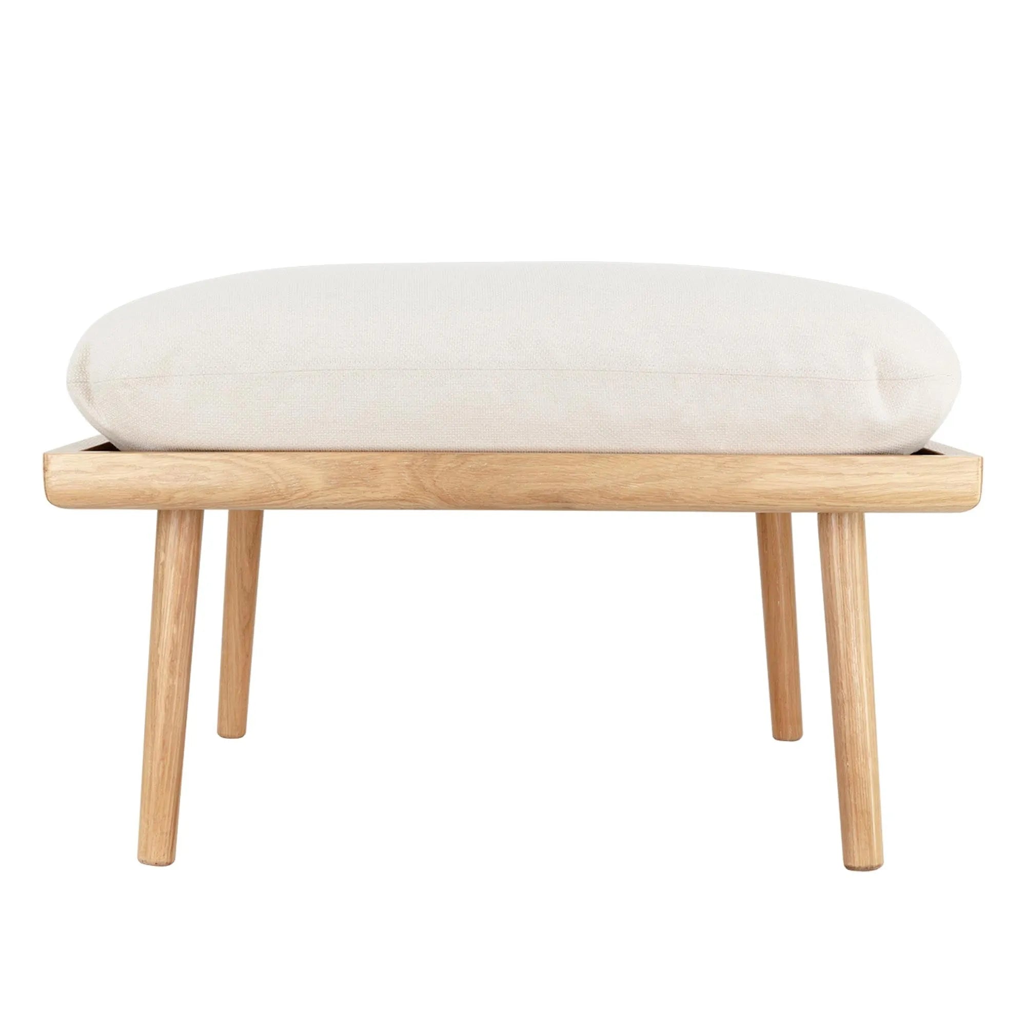 Lounge Around Shuffle Pouffe in White Sands präsentiert im Onlineshop von KAQTU Design AG. Hocker ist von Umage